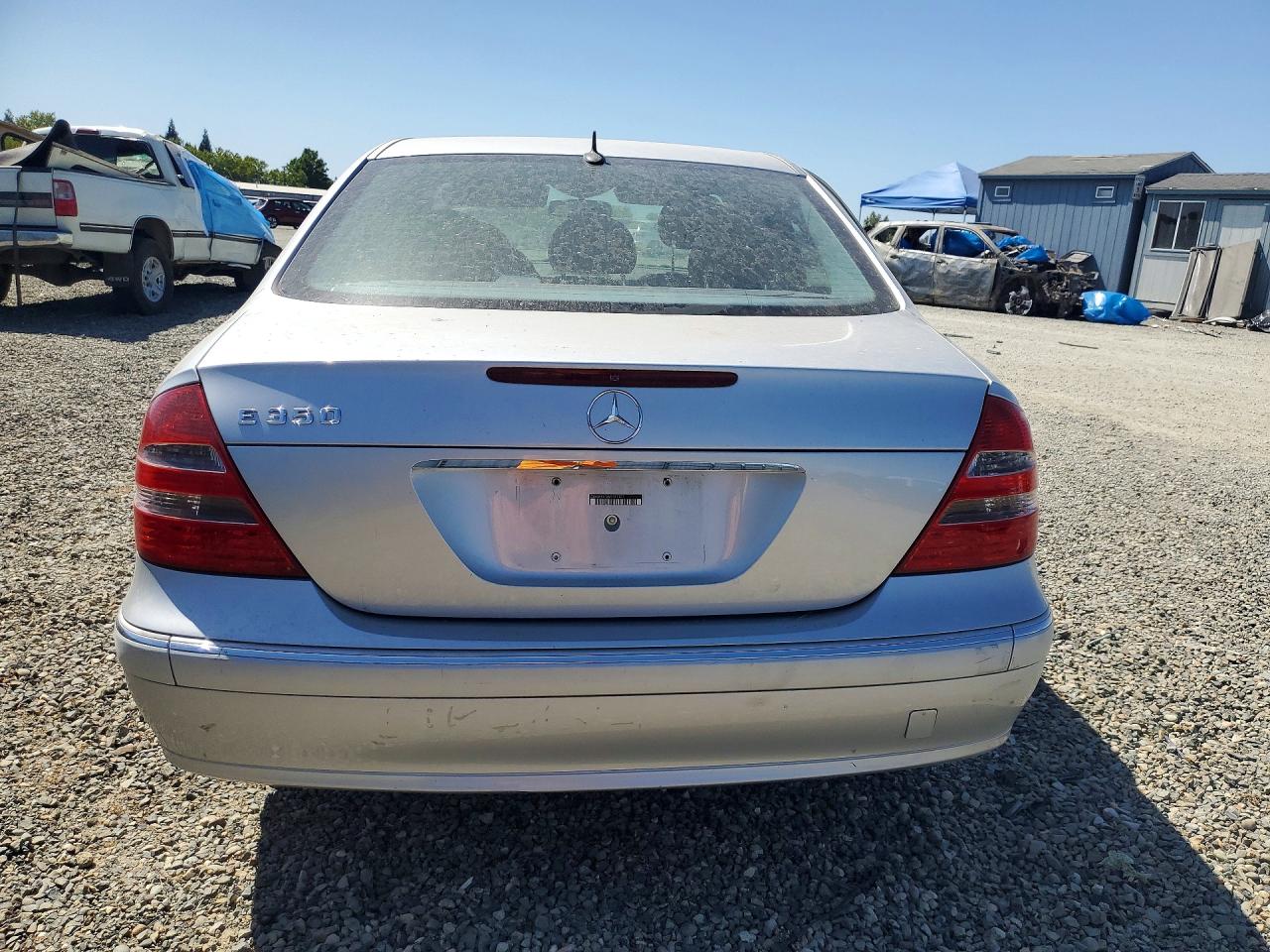 2006 Mercedes-benz E 350 Silver vin: WDBUF56J26A741121