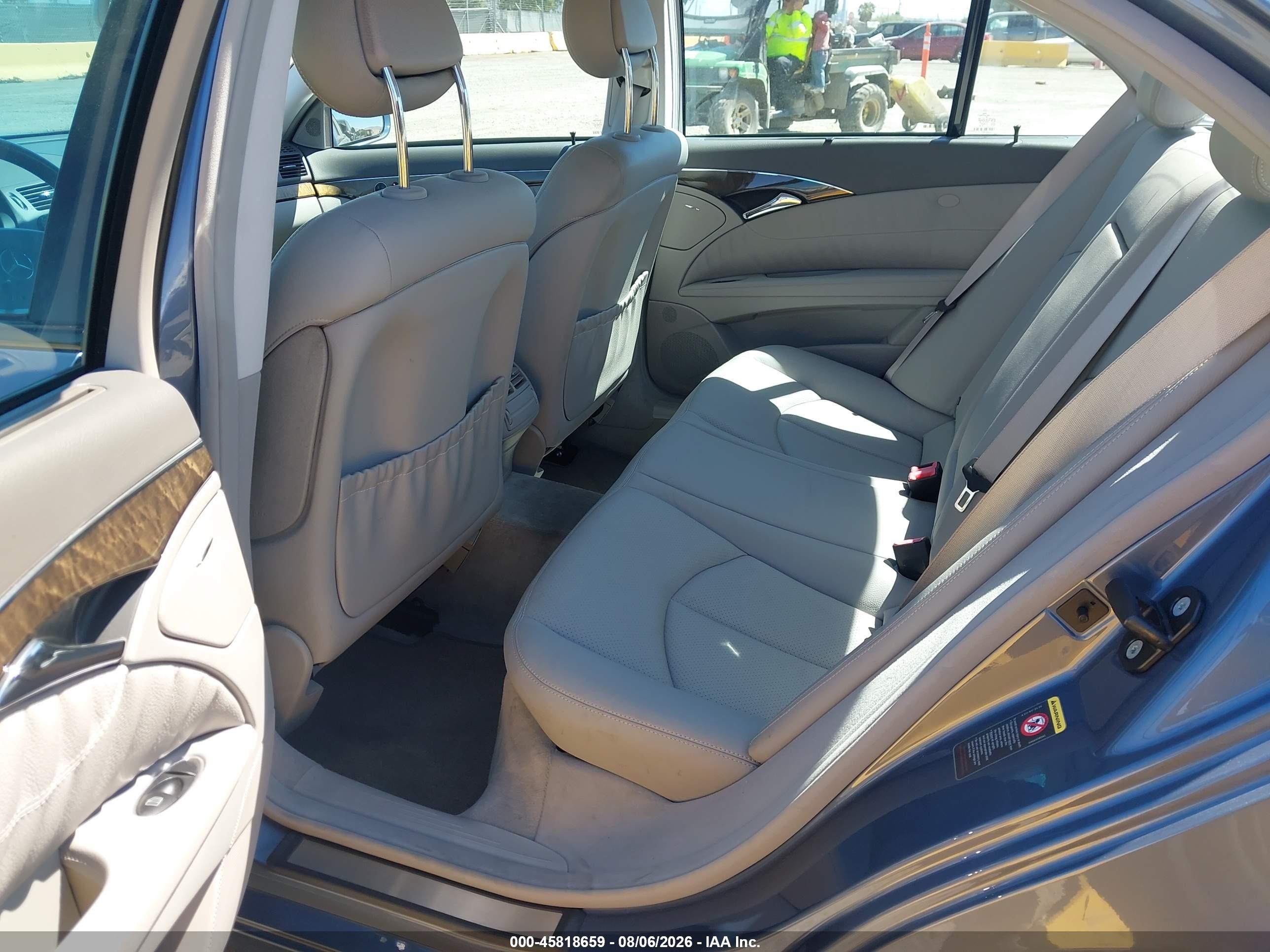 2006 Mercedes-benz E 350 Blue vin: WDBUF56J26A801804