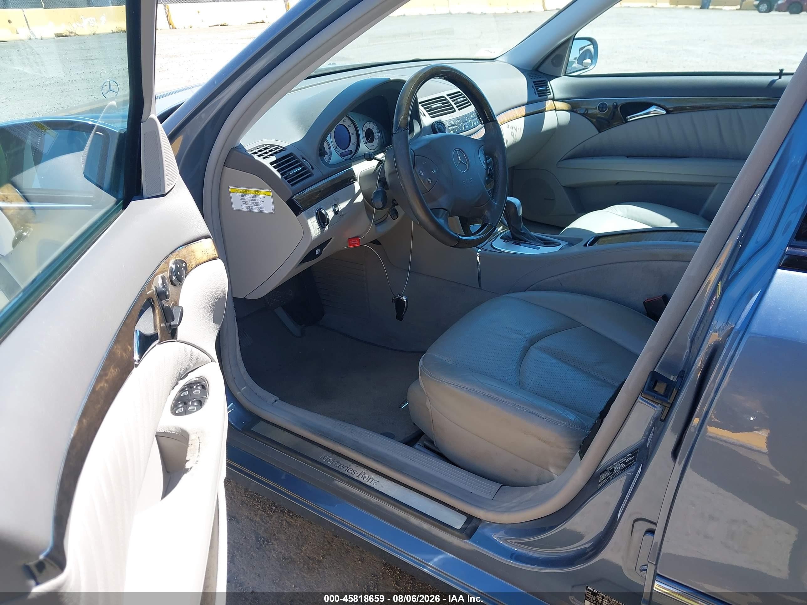 2006 Mercedes-benz E 350 Blue vin: WDBUF56J26A801804