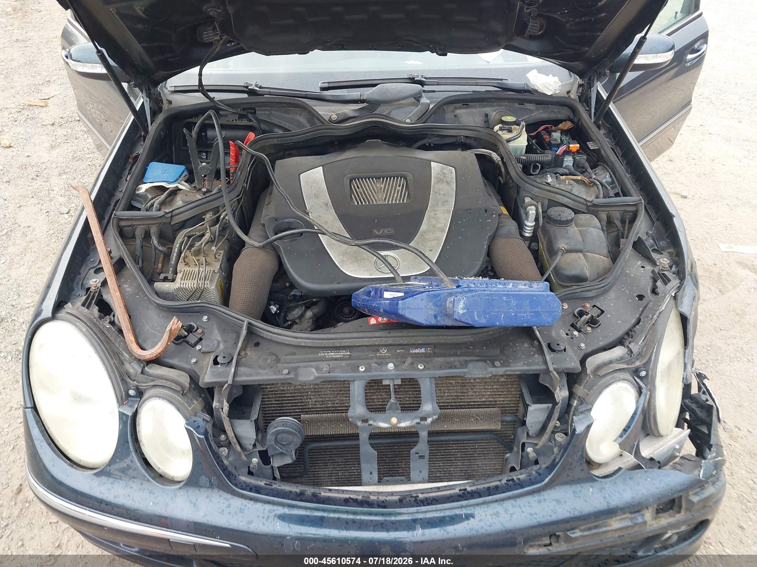 2006 Mercedes-benz E 350 Blue vin: WDBUF56J36A929145