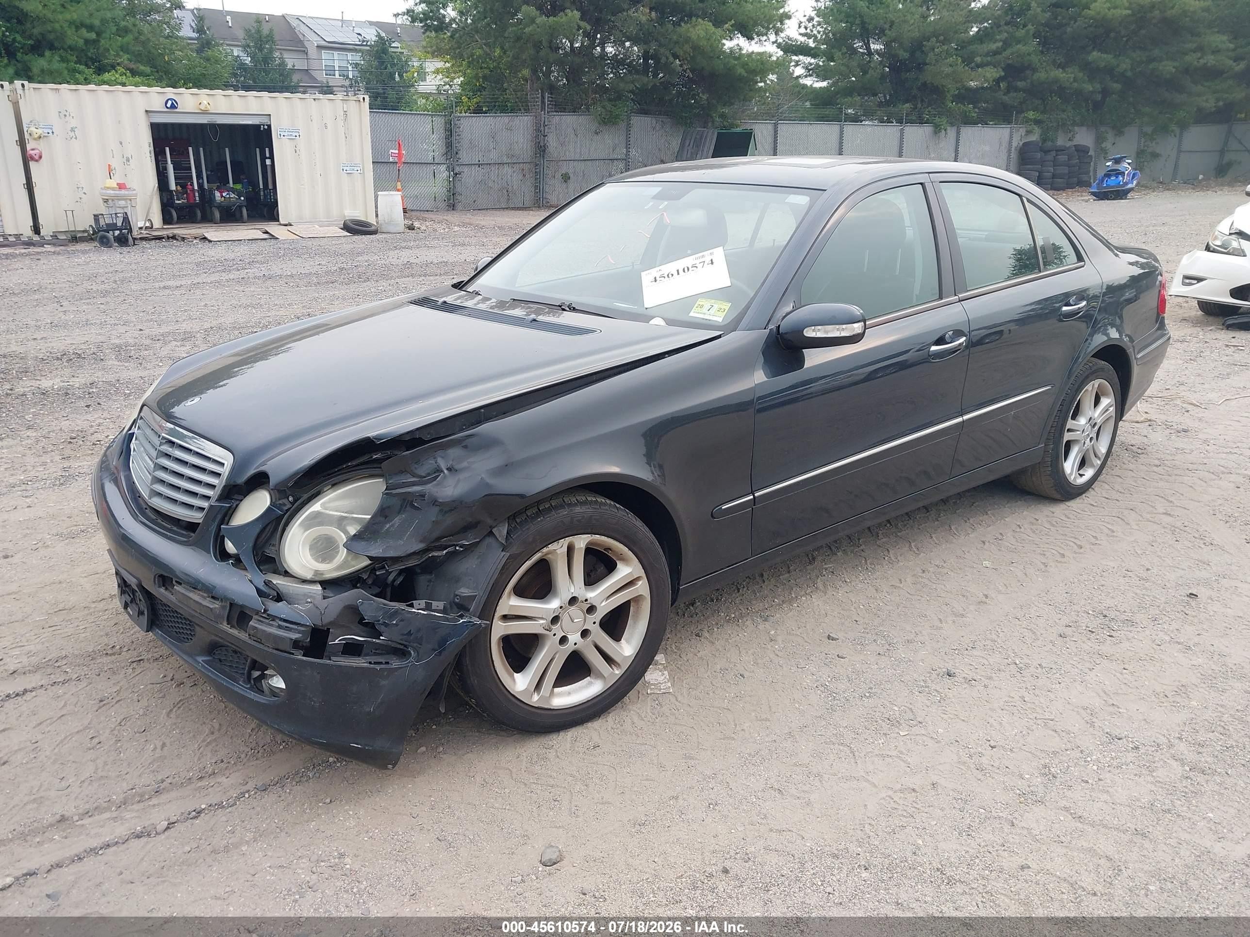 2006 Mercedes-benz E 350 Blue vin: WDBUF56J36A929145