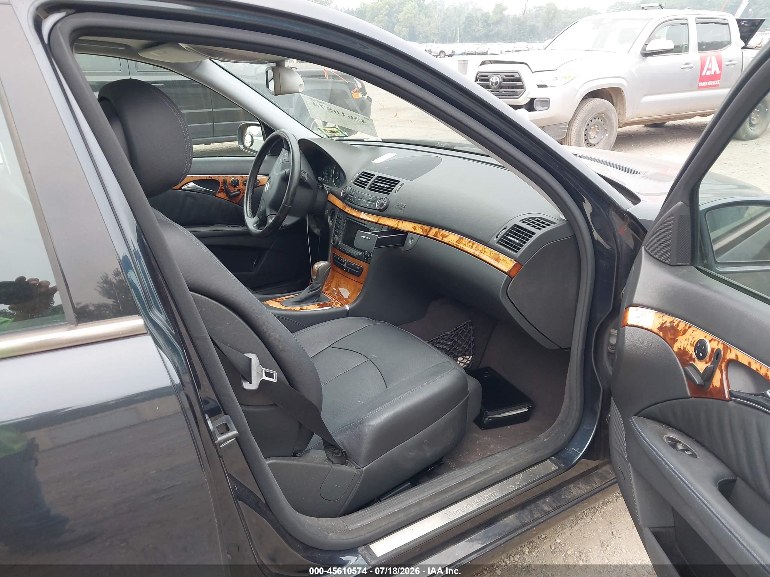 2006 Mercedes-benz E 350 Blue vin: WDBUF56J36A929145
