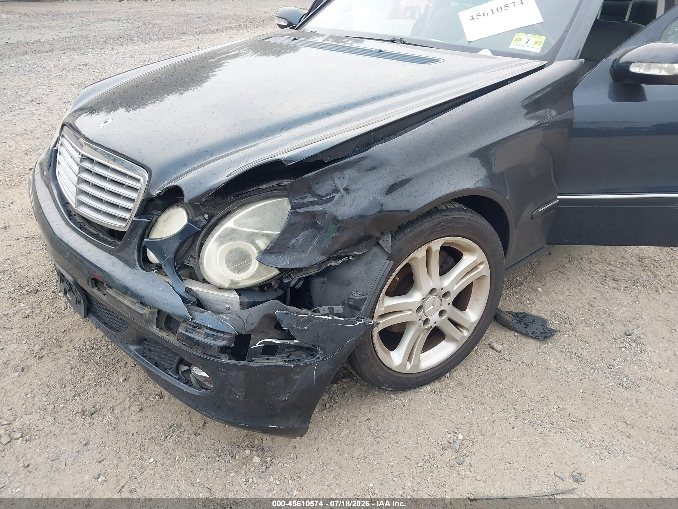 2006 Mercedes-benz E 350 Blue vin: WDBUF56J36A929145