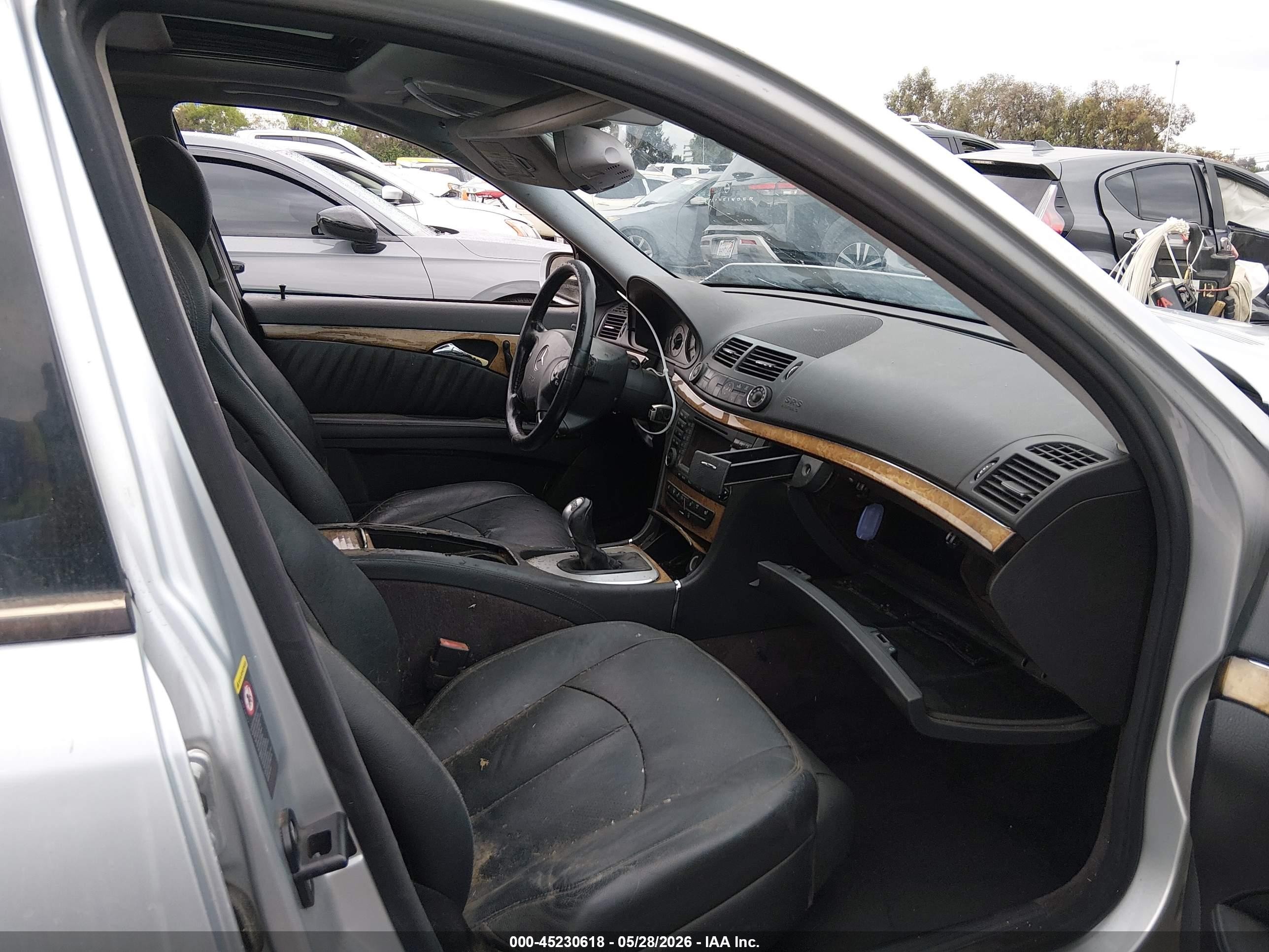 2006 Mercedes-benz E-class 3.5l Silver vin: WDBUF56J36A976126