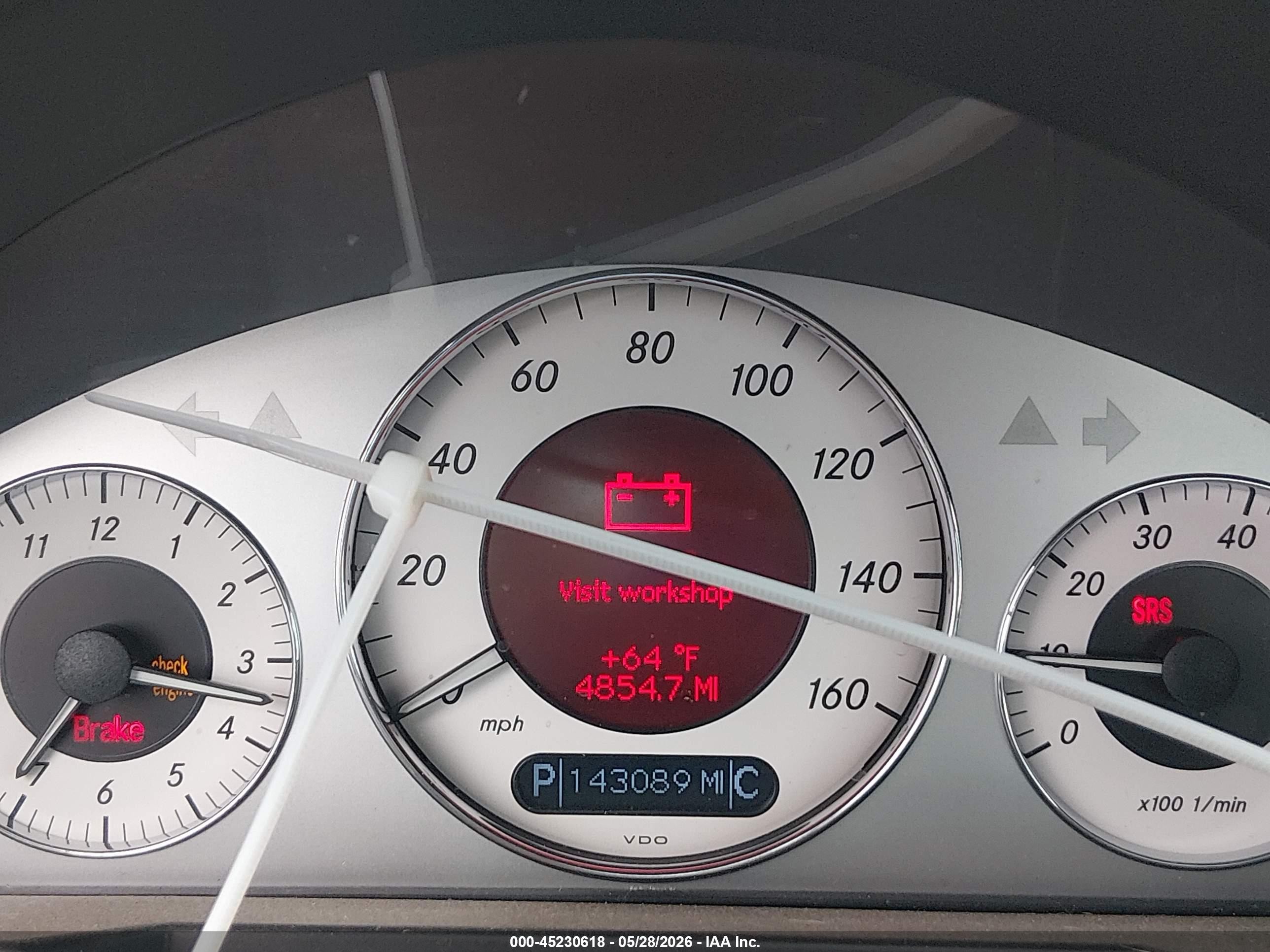 2006 Mercedes-benz E-class 3.5l Silver vin: WDBUF56J36A976126