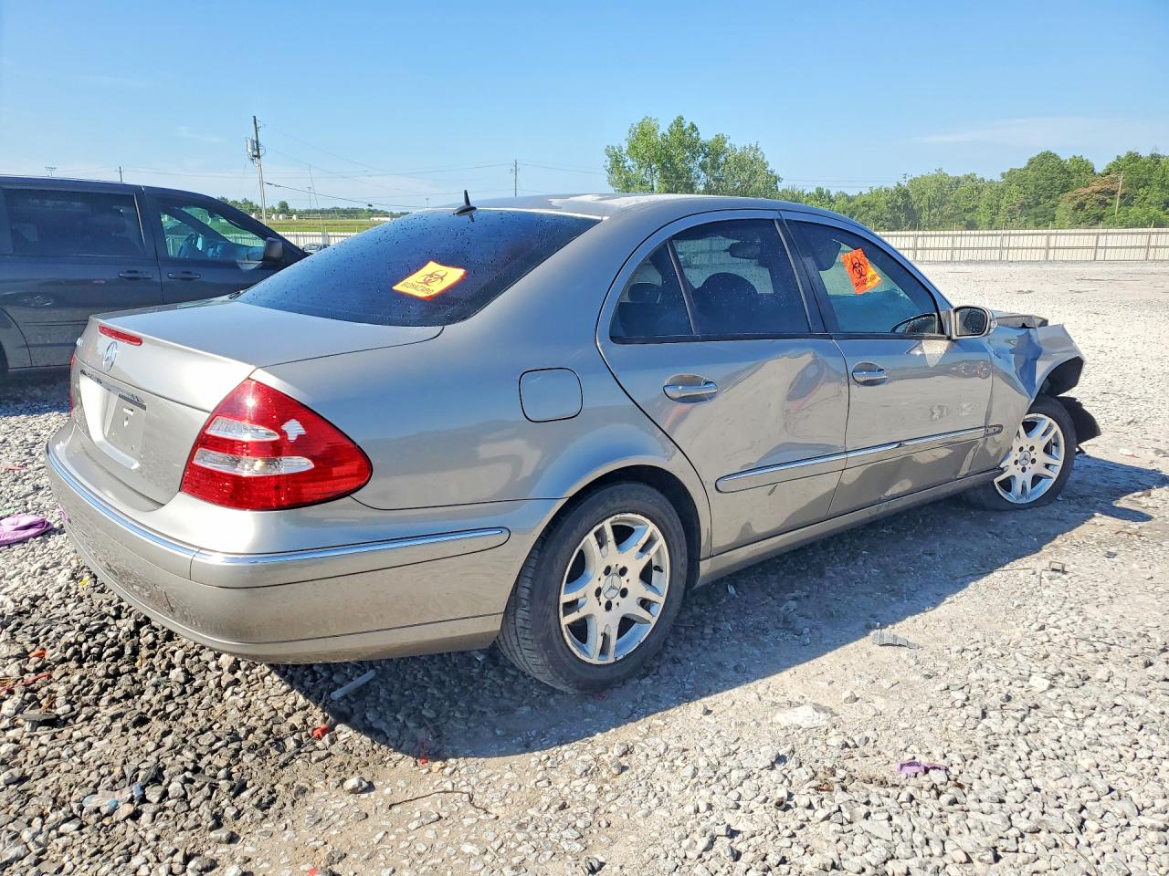 2006 Mercedes-benz E 350 Silver vin: WDBUF56J46A797156