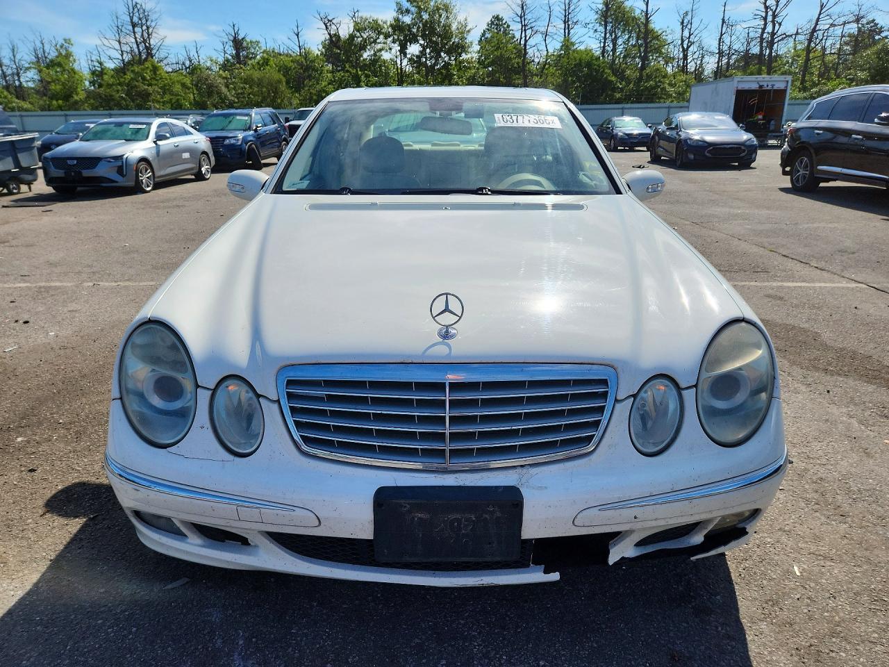 2006 Mercedes-benz E 350 White vin: WDBUF56J66A861536