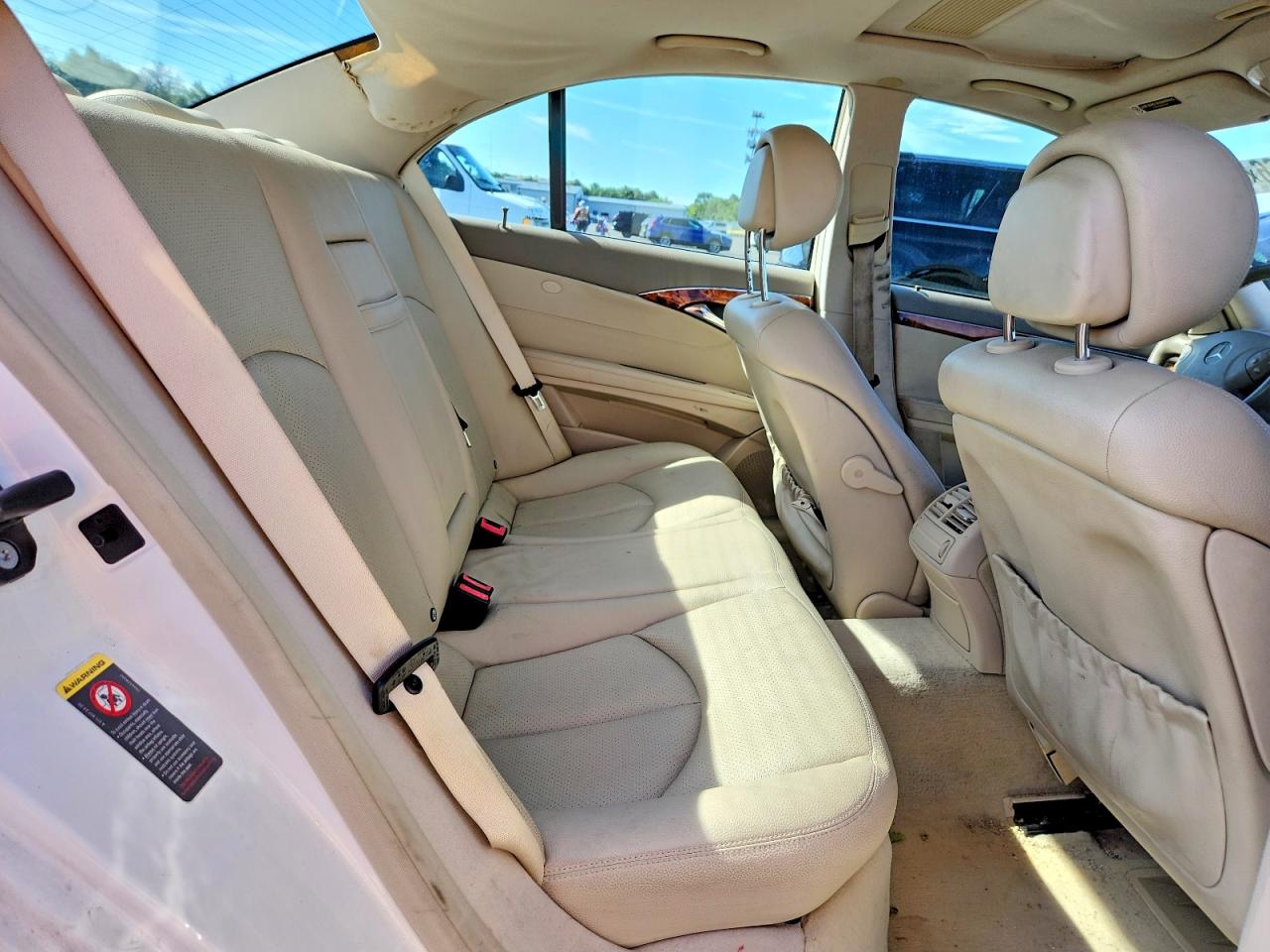 2006 Mercedes-benz E 350 White vin: WDBUF56J66A861536