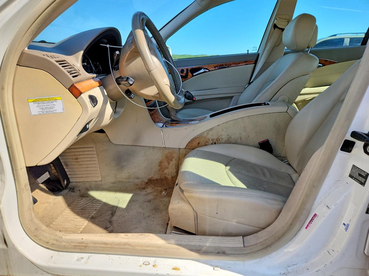 2006 Mercedes-benz E 350 White vin: WDBUF56J66A861536