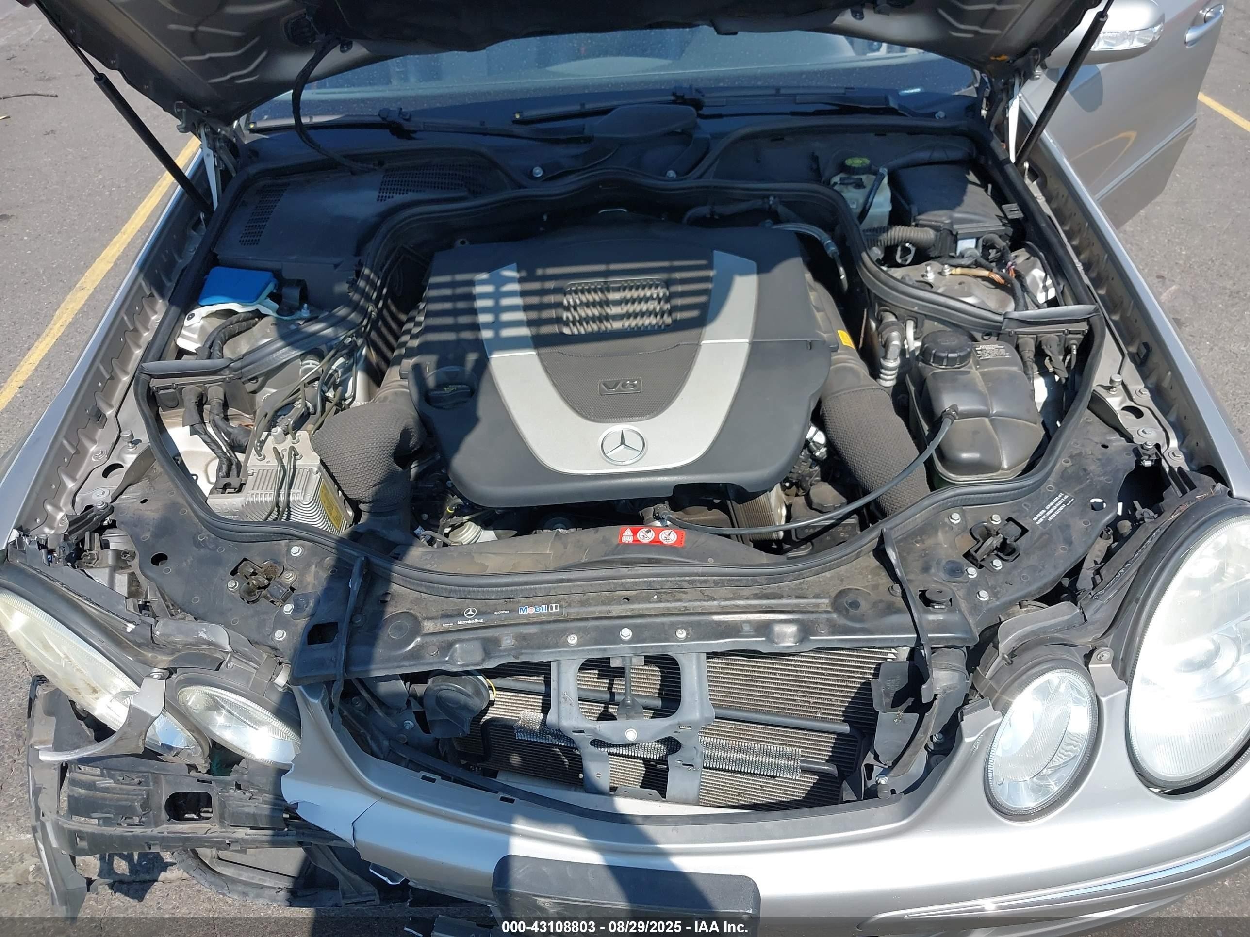 2006 Mercedes-benz E 350   Серебряный vin: WDBUF56J76A930329