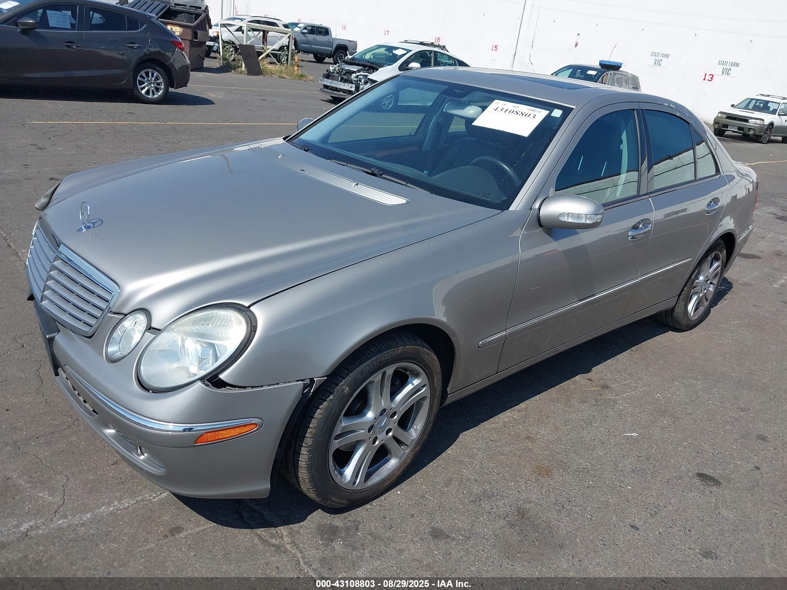 2006 Mercedes-benz E 350   Серебряный vin: WDBUF56J76A930329