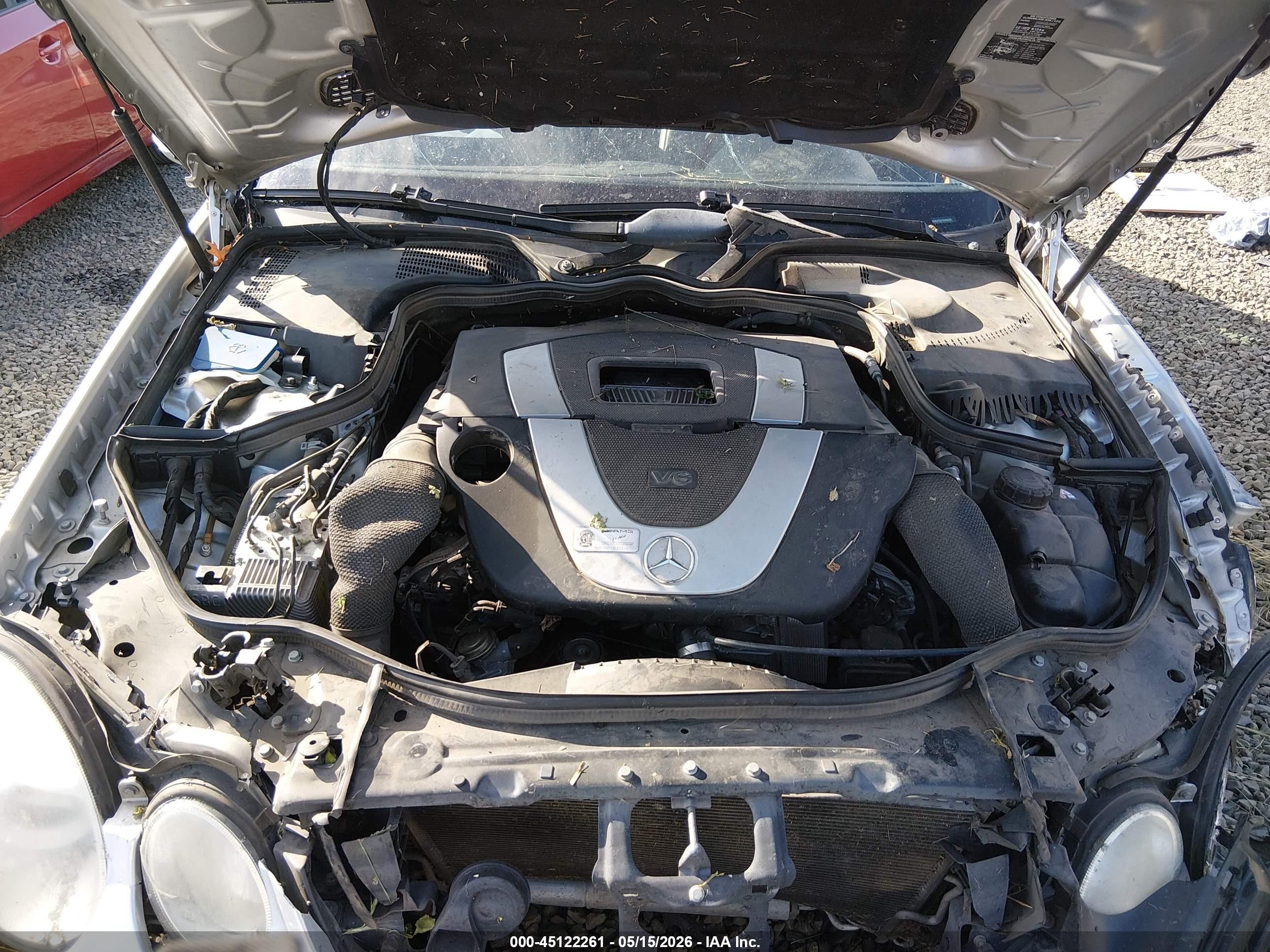 2006 Mercedes-benz E-class 3.5l Серебряный vin: WDBUF56J76A980695