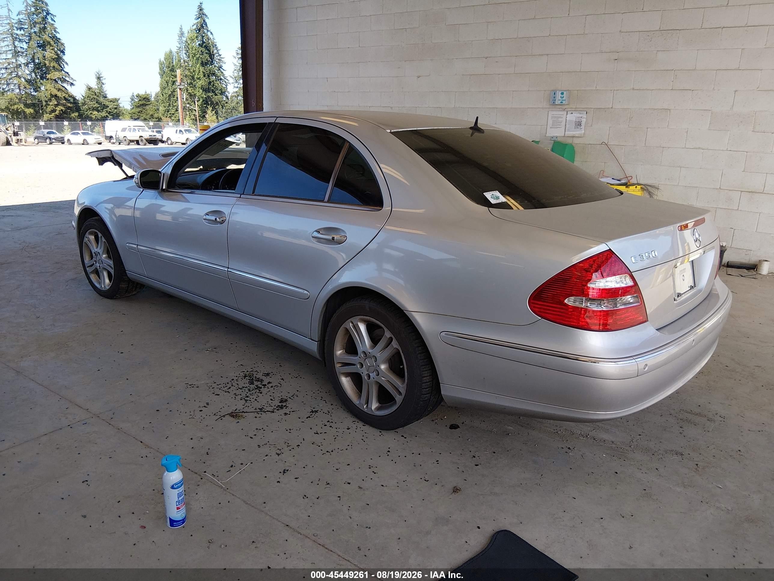 2006 Mercedes-benz E-class 3.5l Silver vin: WDBUF56J86A867452