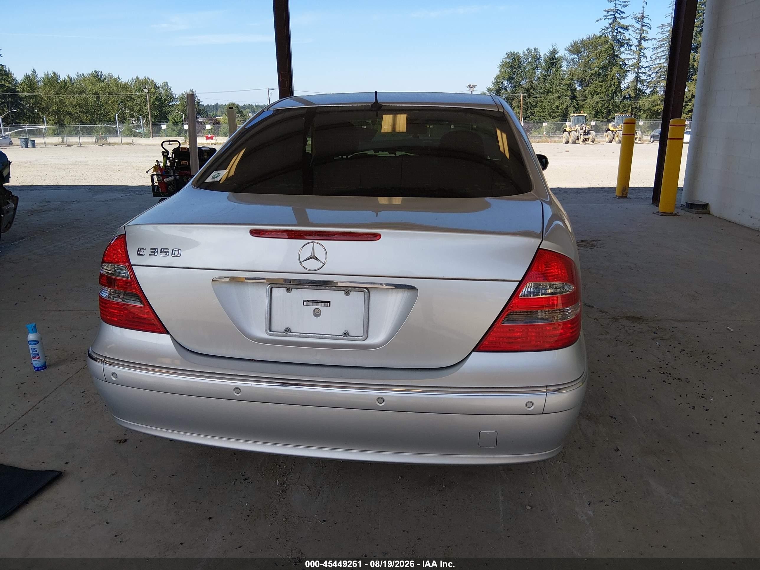 2006 Mercedes-benz E-class 3.5l Silver vin: WDBUF56J86A867452