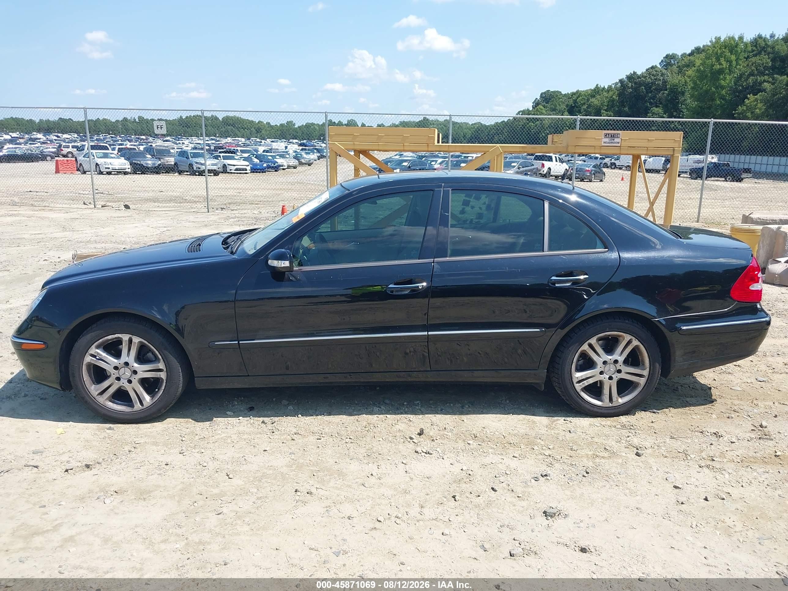 2006 Mercedes-benz E 350 Black vin: WDBUF56J96A968550