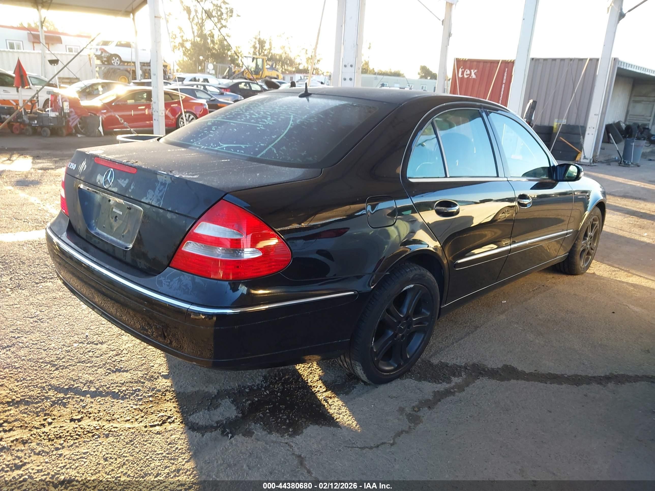 2006 Mercedes-benz E 350   Черный vin: WDBUF56JX6A864987
