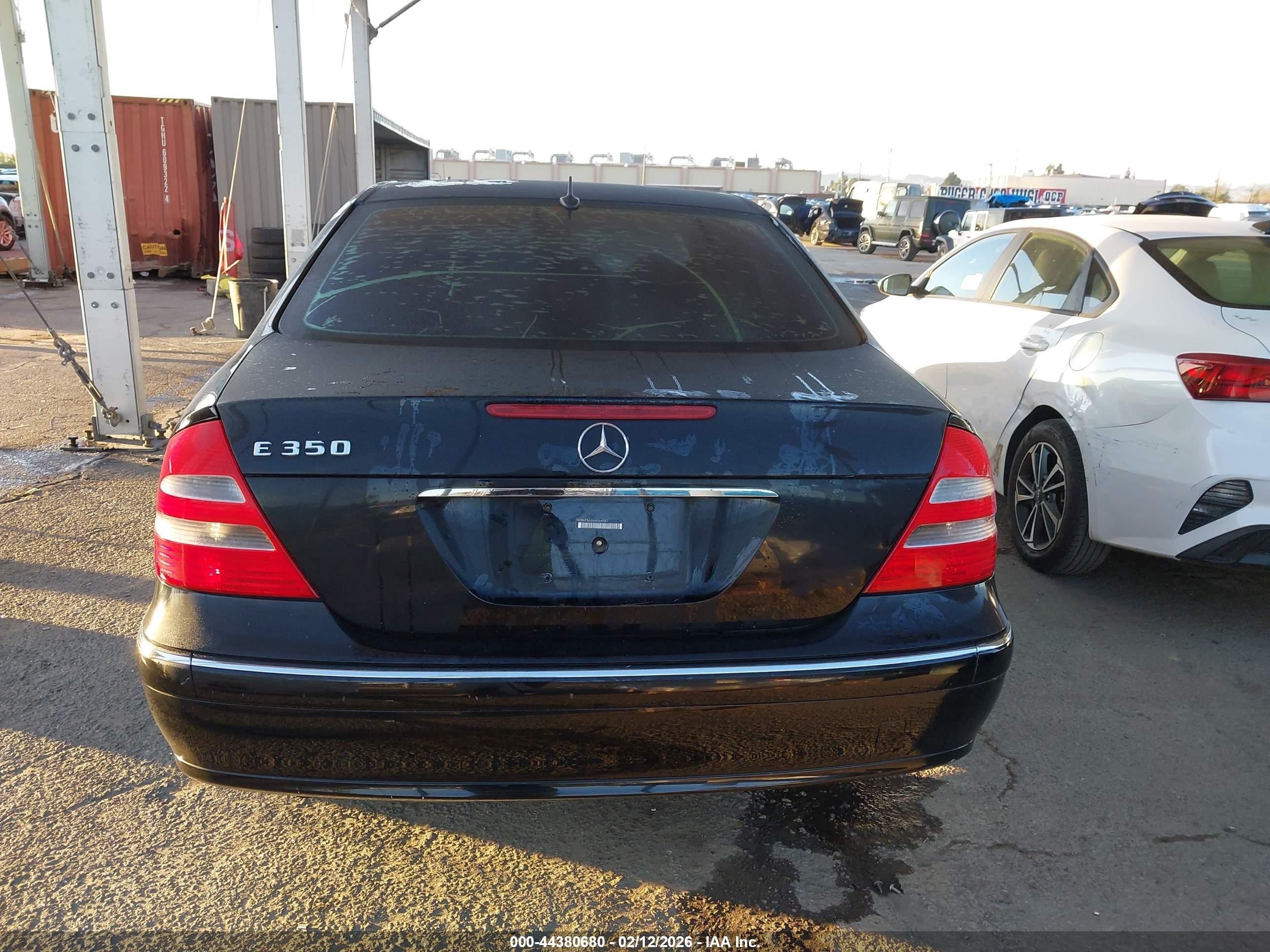 2006 Mercedes-benz E 350   Черный vin: WDBUF56JX6A864987