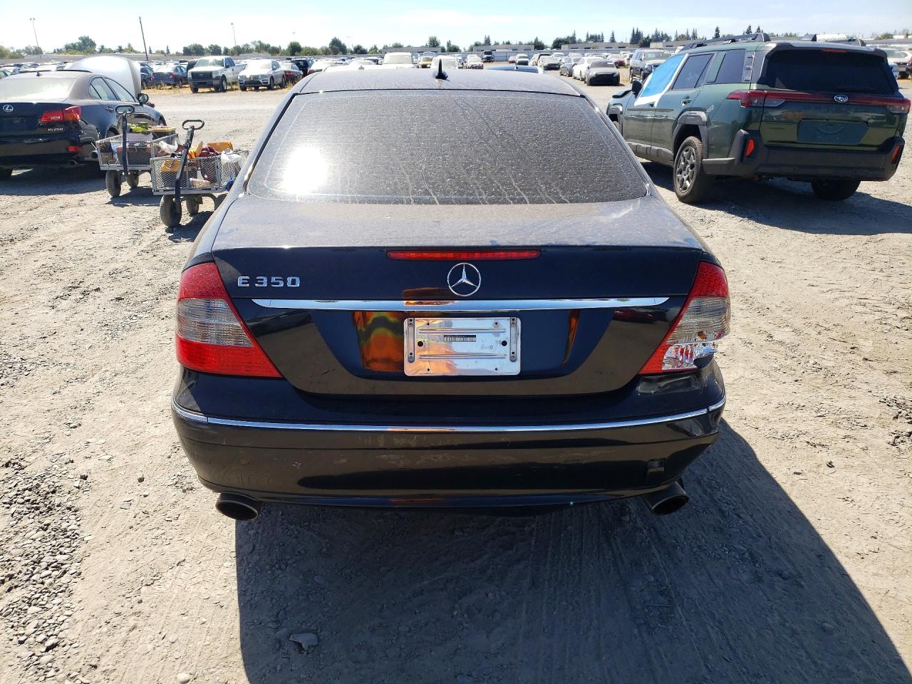2007 Mercedes-benz E 350 Черный vin: WDBUF56X07B063761
