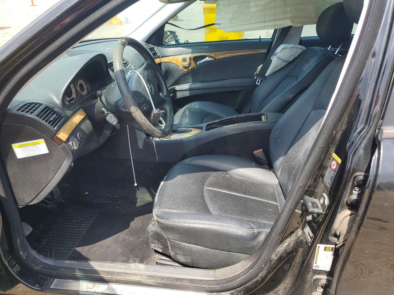 2007 Mercedes-benz E 350 Black vin: WDBUF56X07B124154