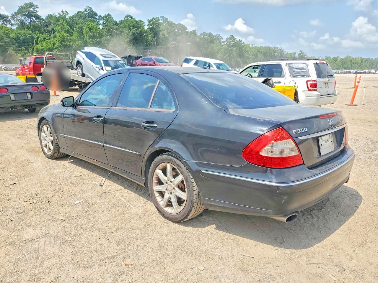 2007 Mercedes-benz E 350 Black vin: WDBUF56X07B124154