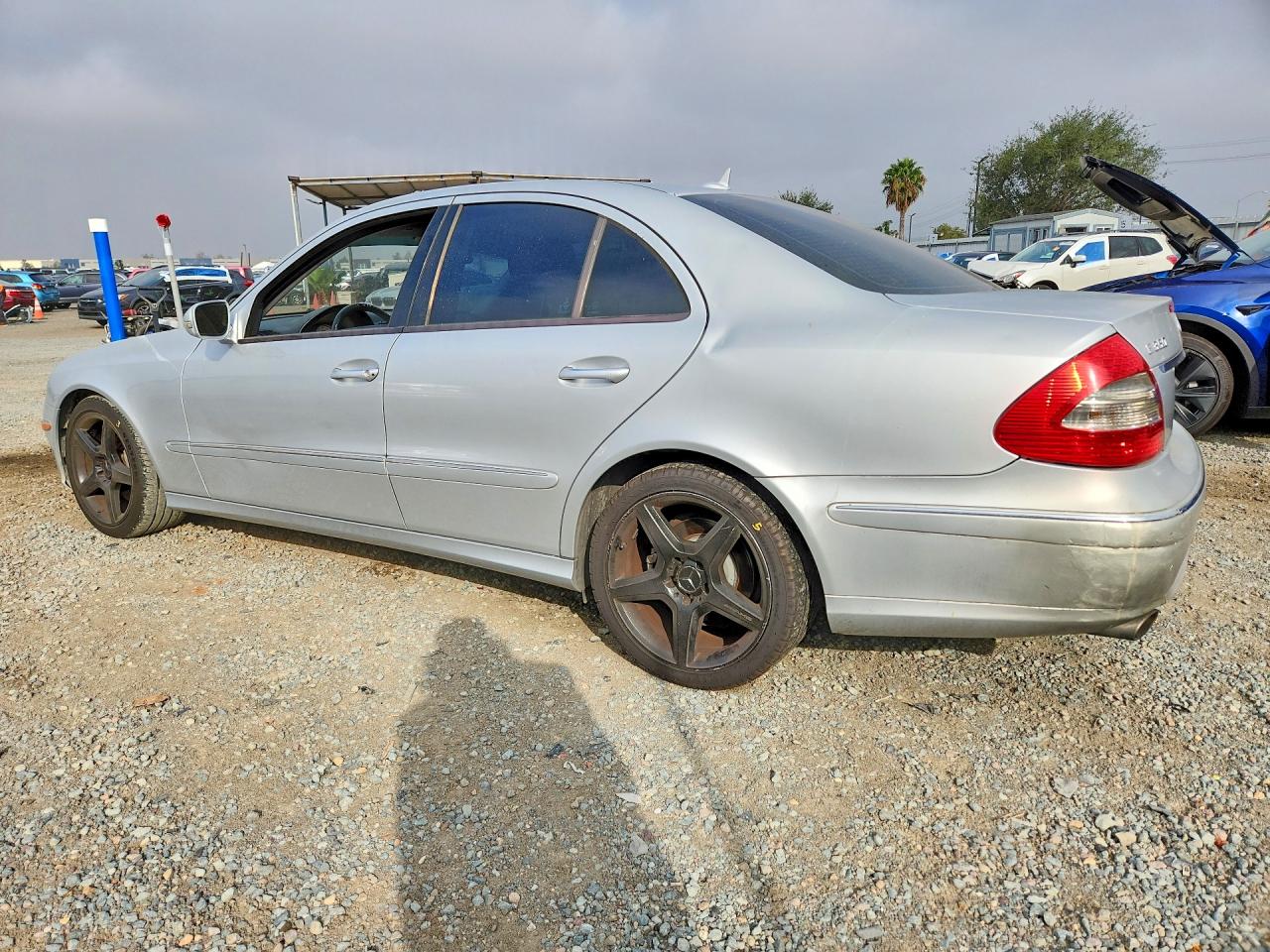 2007 Mercedes-benz E 350 Silver vin: WDBUF56X07B159583