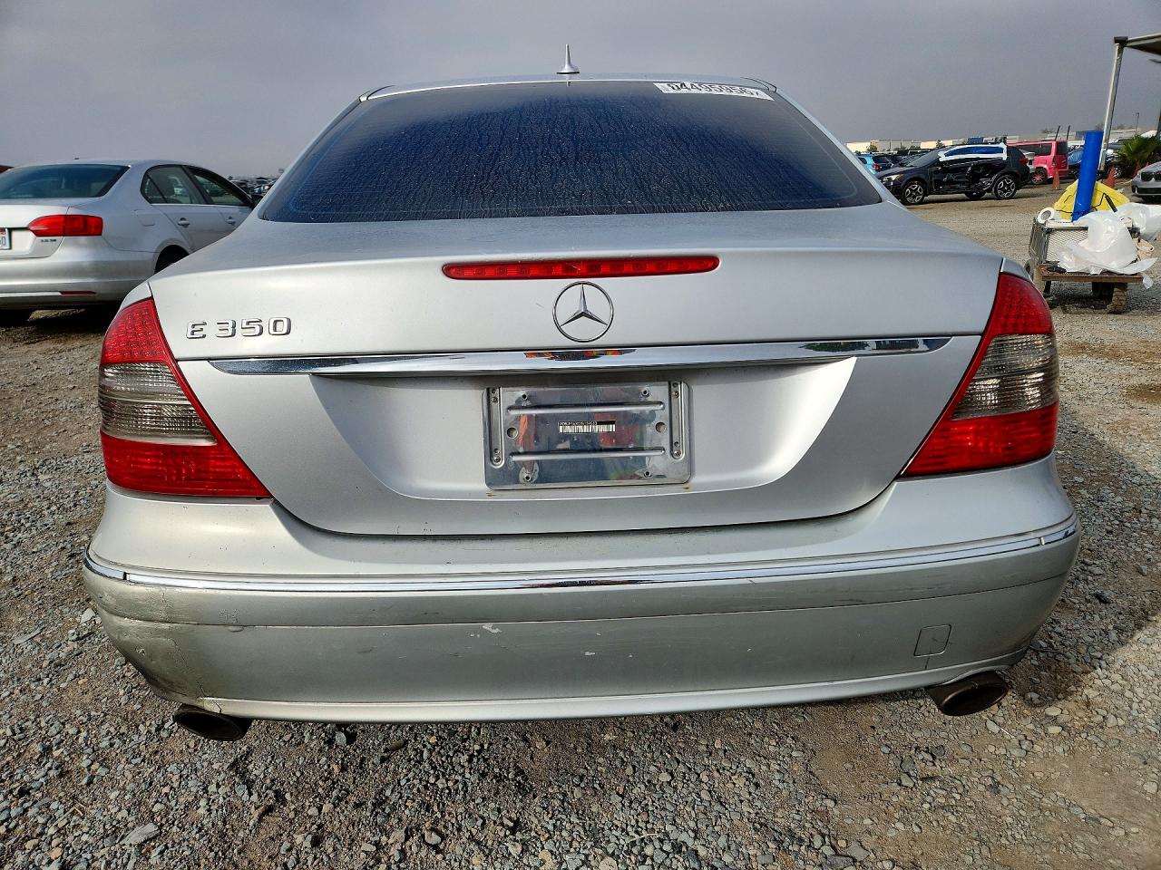 2007 Mercedes-benz E 350 Silver vin: WDBUF56X07B159583
