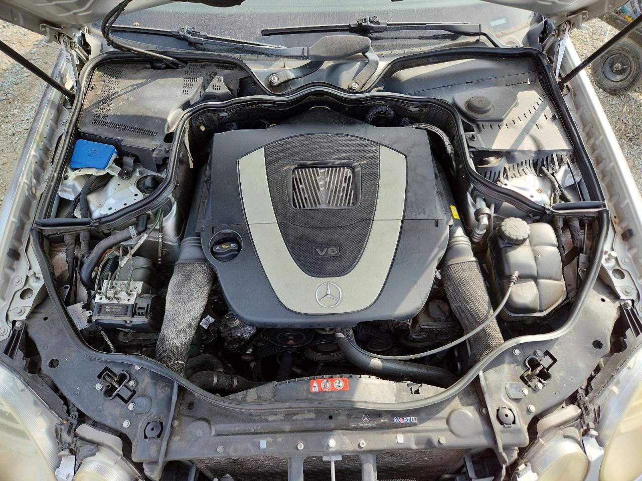 2007 Mercedes-benz E 350 Silver vin: WDBUF56X07B159583