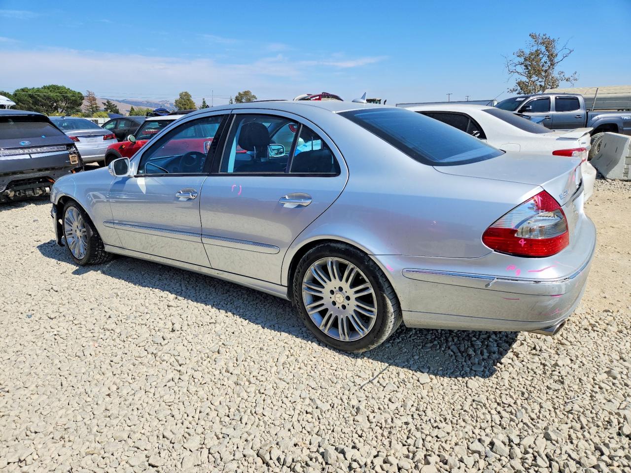 2008 Mercedes-benz E 350 Silver vin: WDBUF56X08B228516