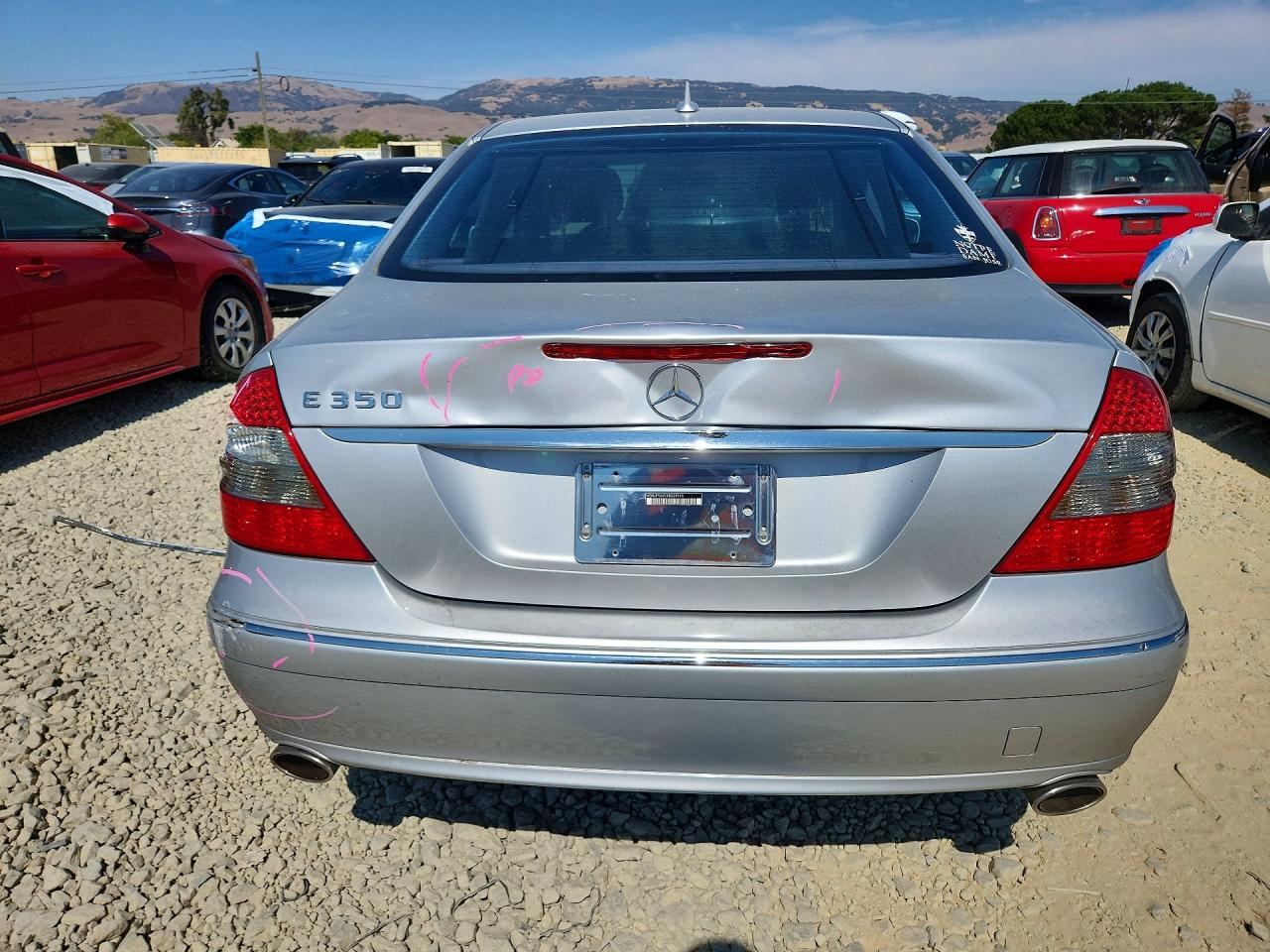 2008 Mercedes-benz E 350 Silver vin: WDBUF56X08B228516