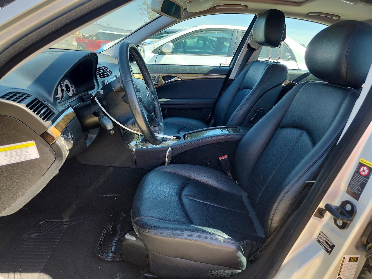 2008 Mercedes-benz E 350 Silver vin: WDBUF56X08B228516