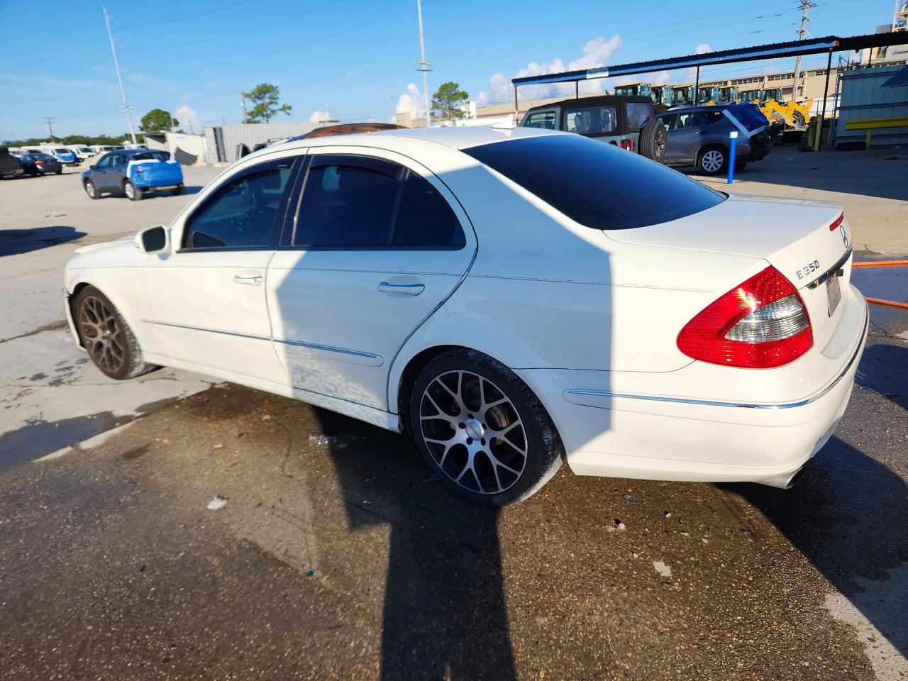 2008 Mercedes-benz E 350 White vin: WDBUF56X08B309872
