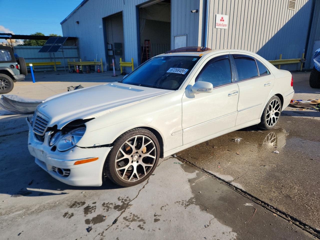 2008 Mercedes-benz E 350 Белый vin: WDBUF56X08B309872