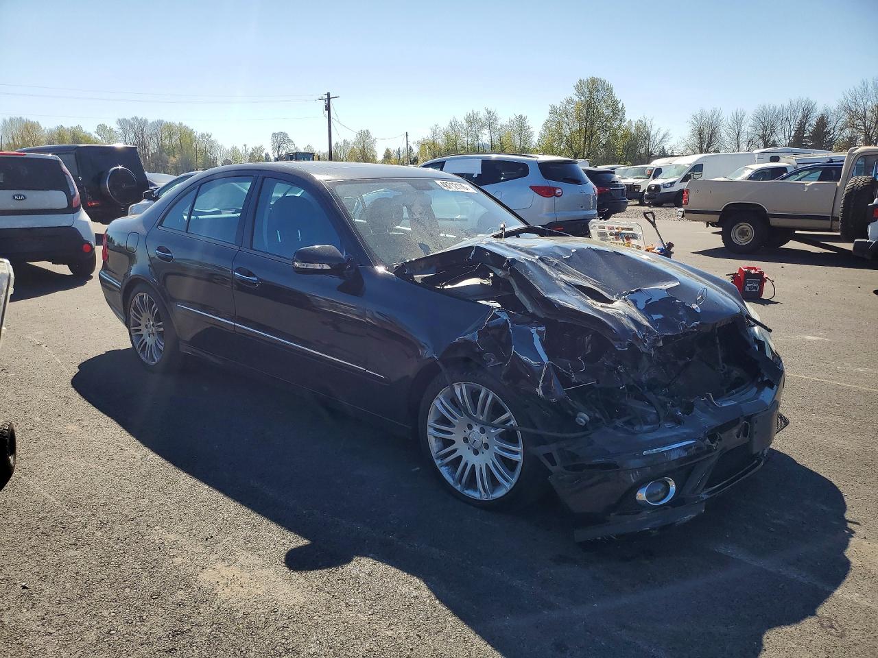 2009 Mercedes-benz E 350 Black vin: WDBUF56X09B383732