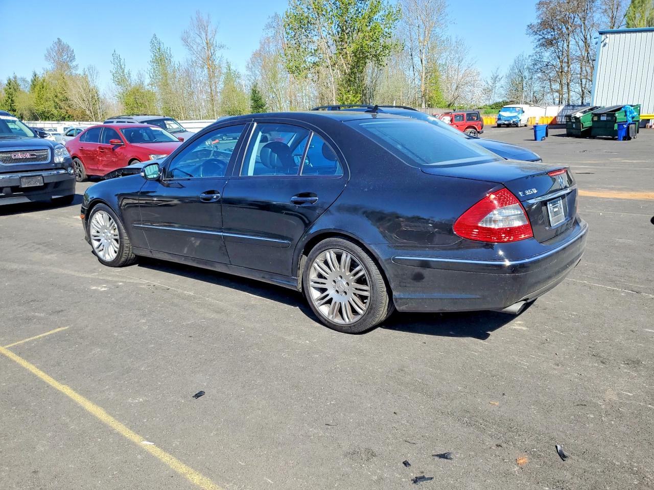 2009 Mercedes-benz E 350 Black vin: WDBUF56X09B383732