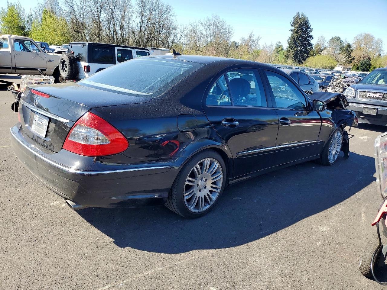 2009 Mercedes-benz E 350 Black vin: WDBUF56X09B383732