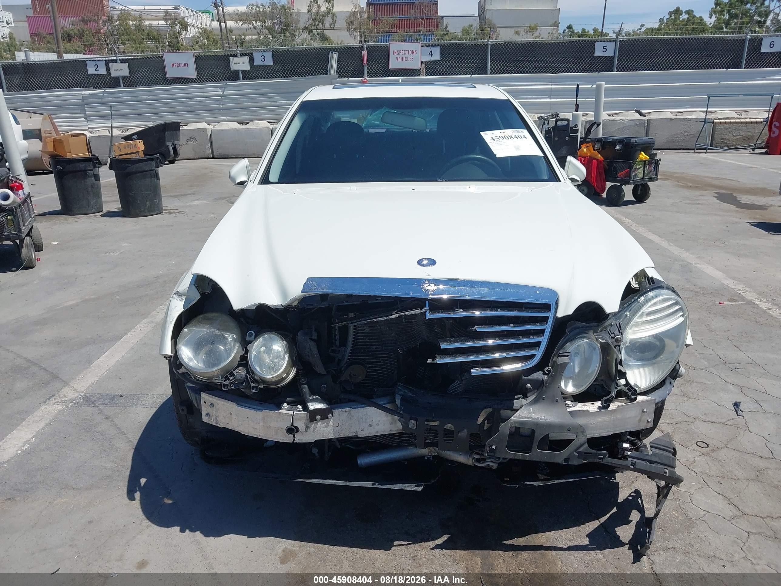 2009 Mercedes-benz E 350   White vin: WDBUF56X09B436459