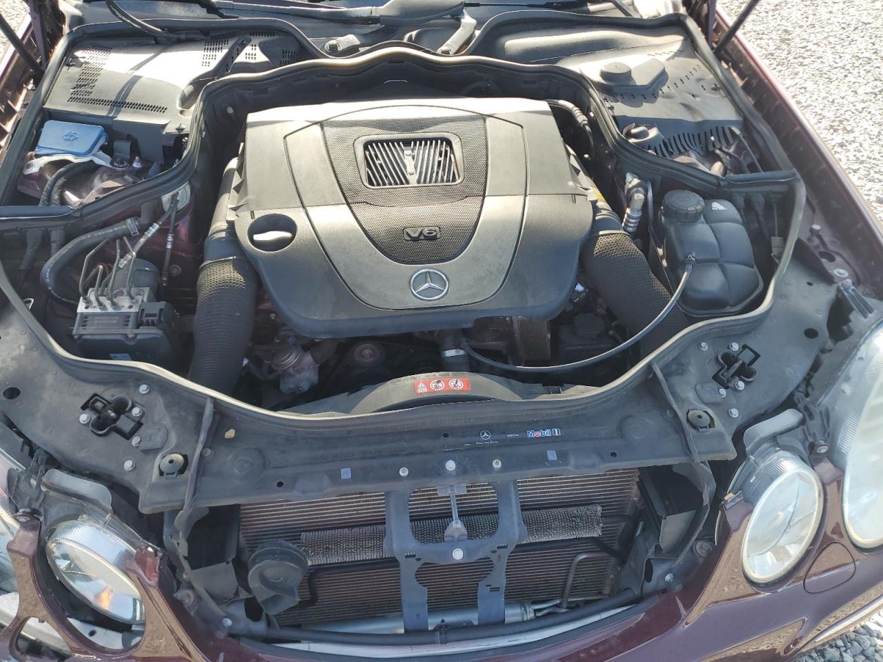 2007 Mercedes-benz E 350 Maroon vin: WDBUF56X17B178532