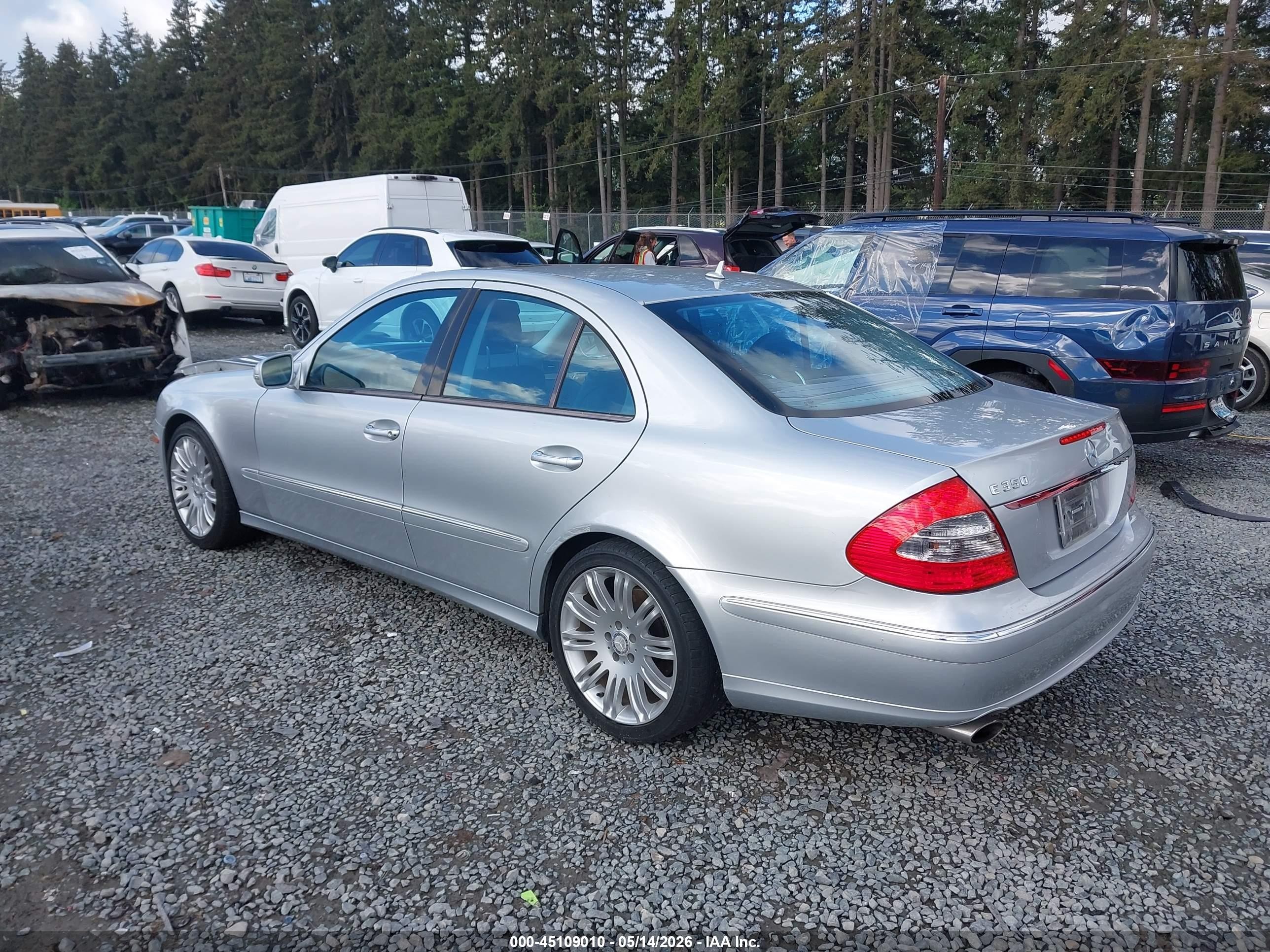 2008 Mercedes-benz E 350   Gray vin: WDBUF56X18B246748