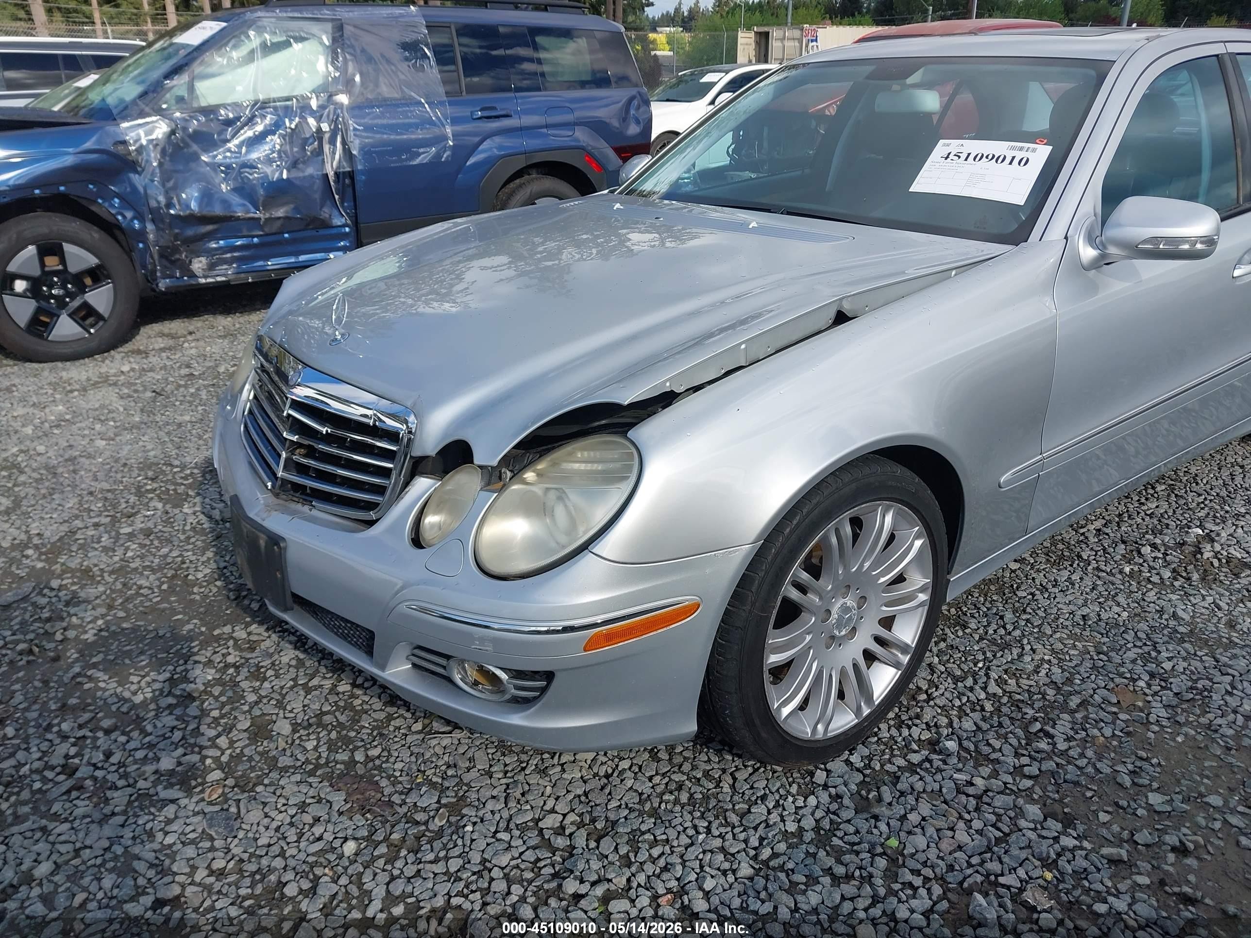 2008 Mercedes-benz E 350   Gray vin: WDBUF56X18B246748
