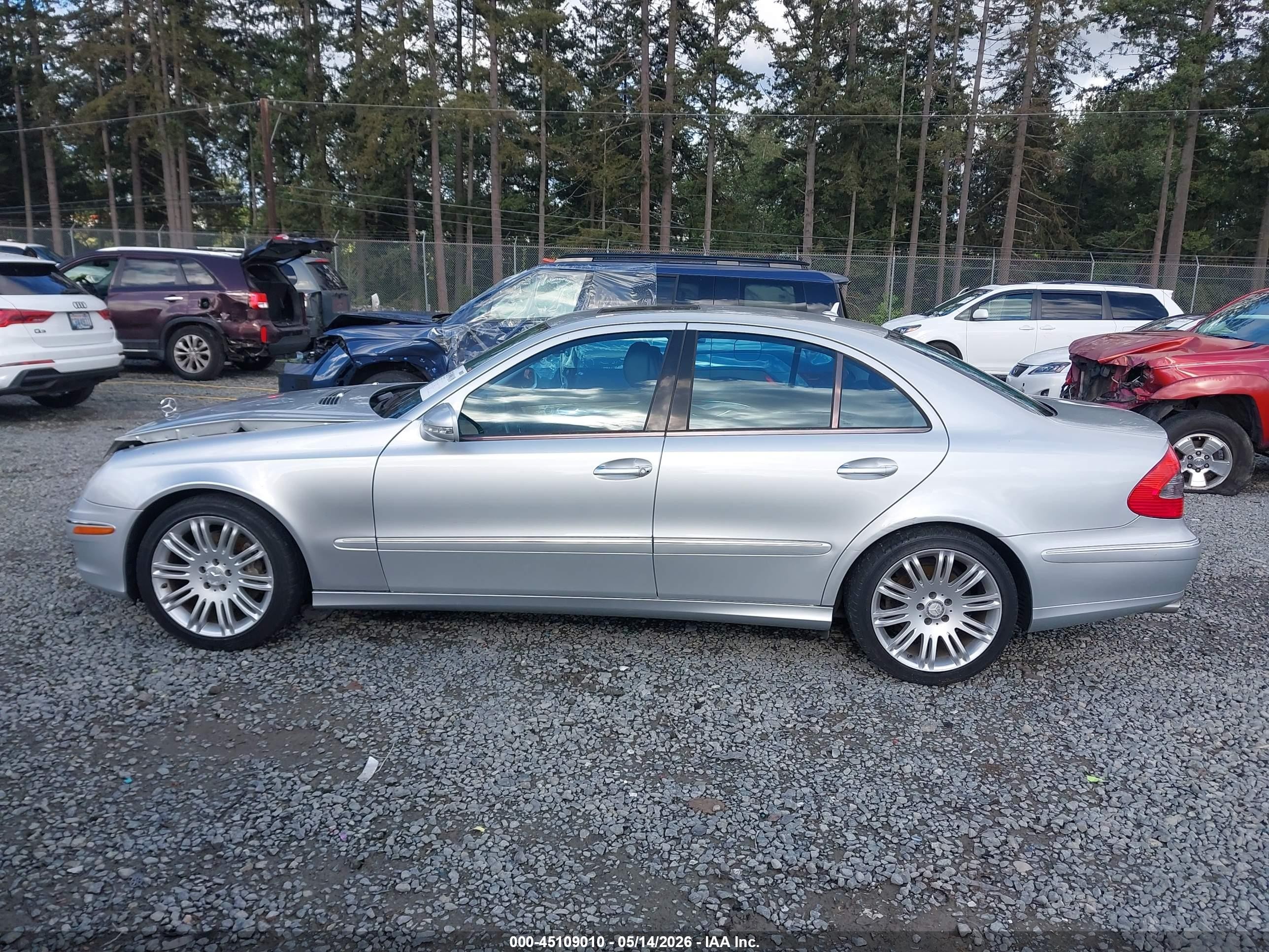 2008 Mercedes-benz E 350   Gray vin: WDBUF56X18B246748