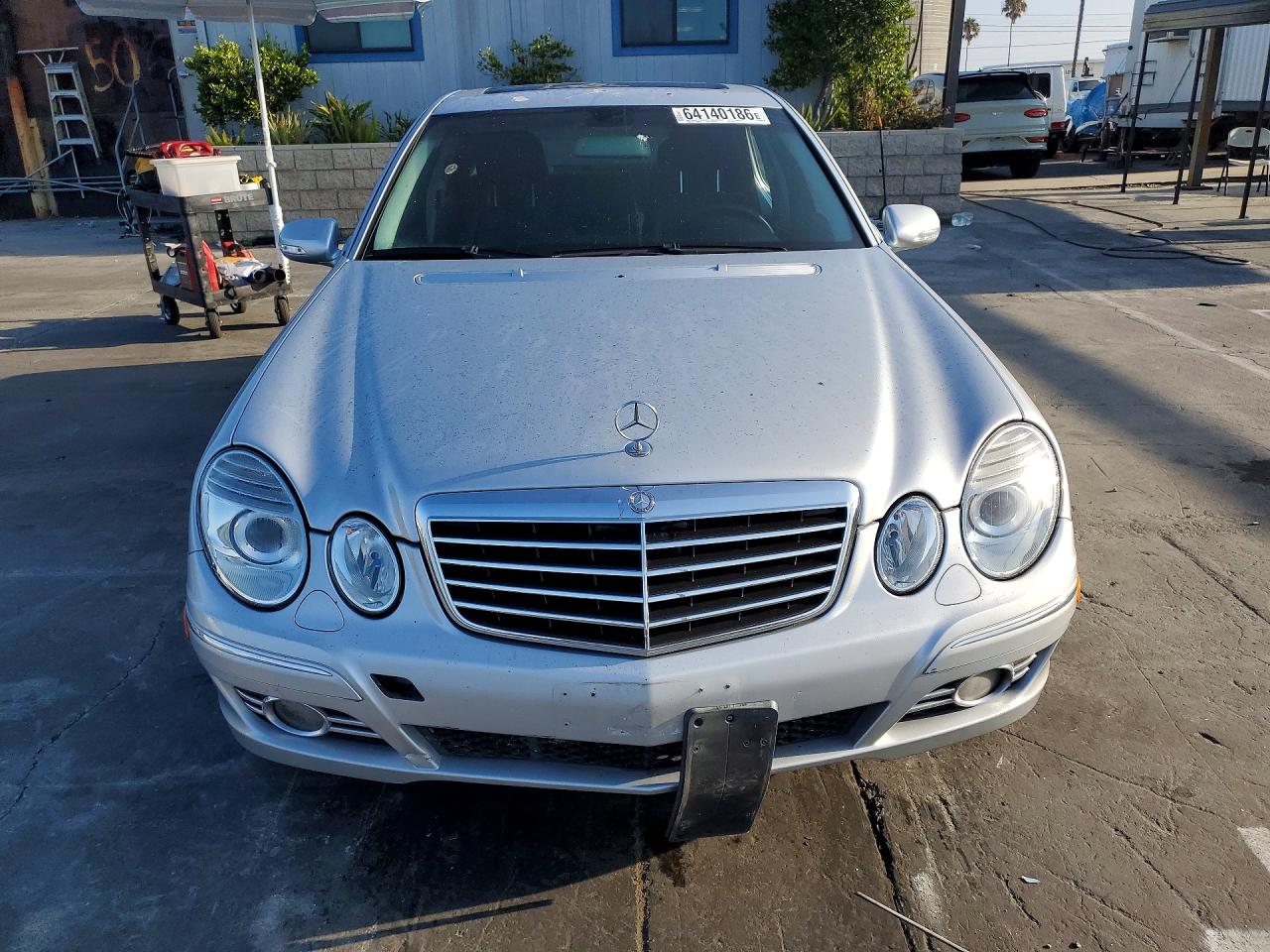 2008 Mercedes-benz E 350 Silver vin: WDBUF56X18B259161
