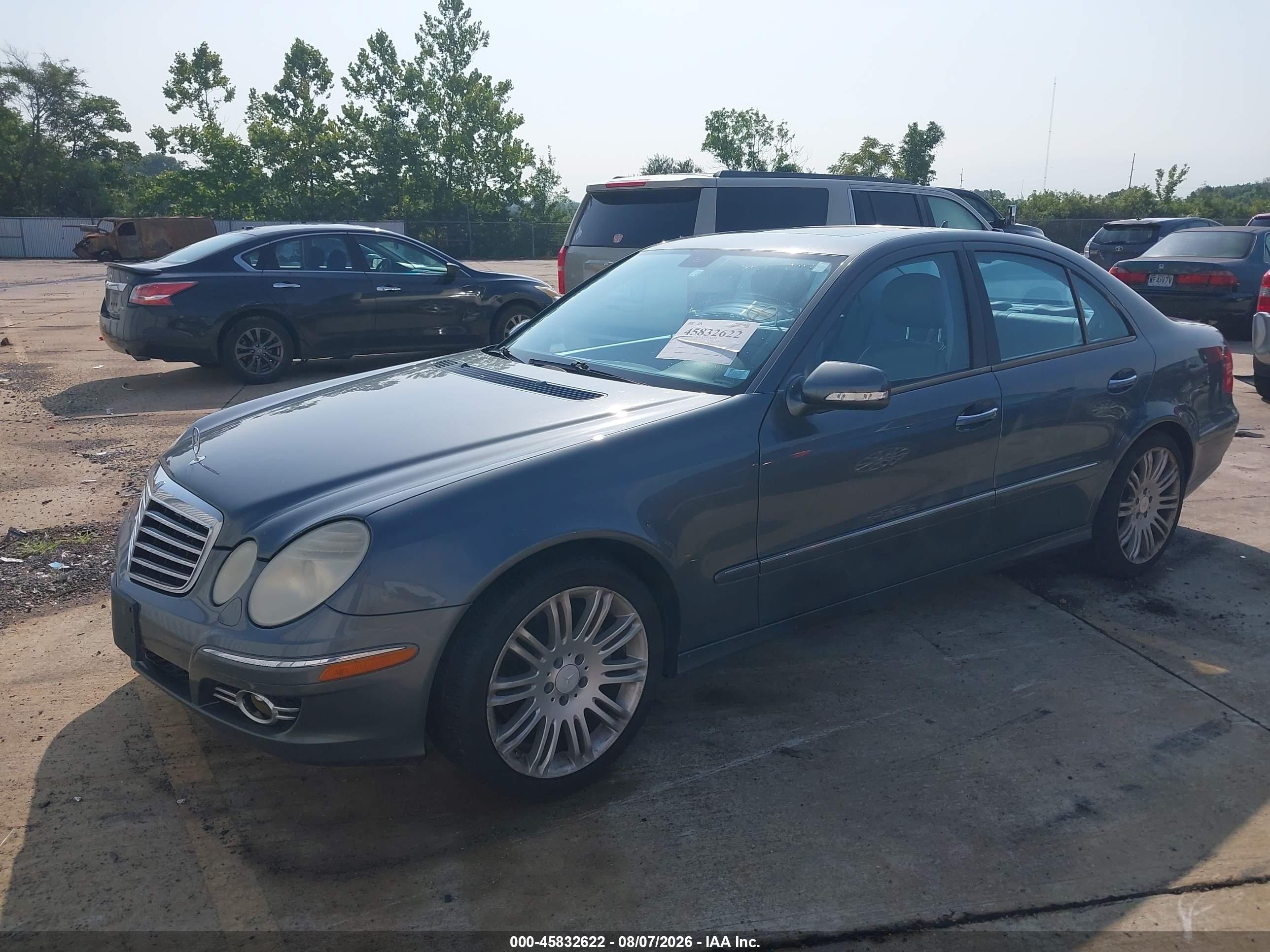 2008 Mercedes-benz E 350   Gray vin: WDBUF56X18B304227