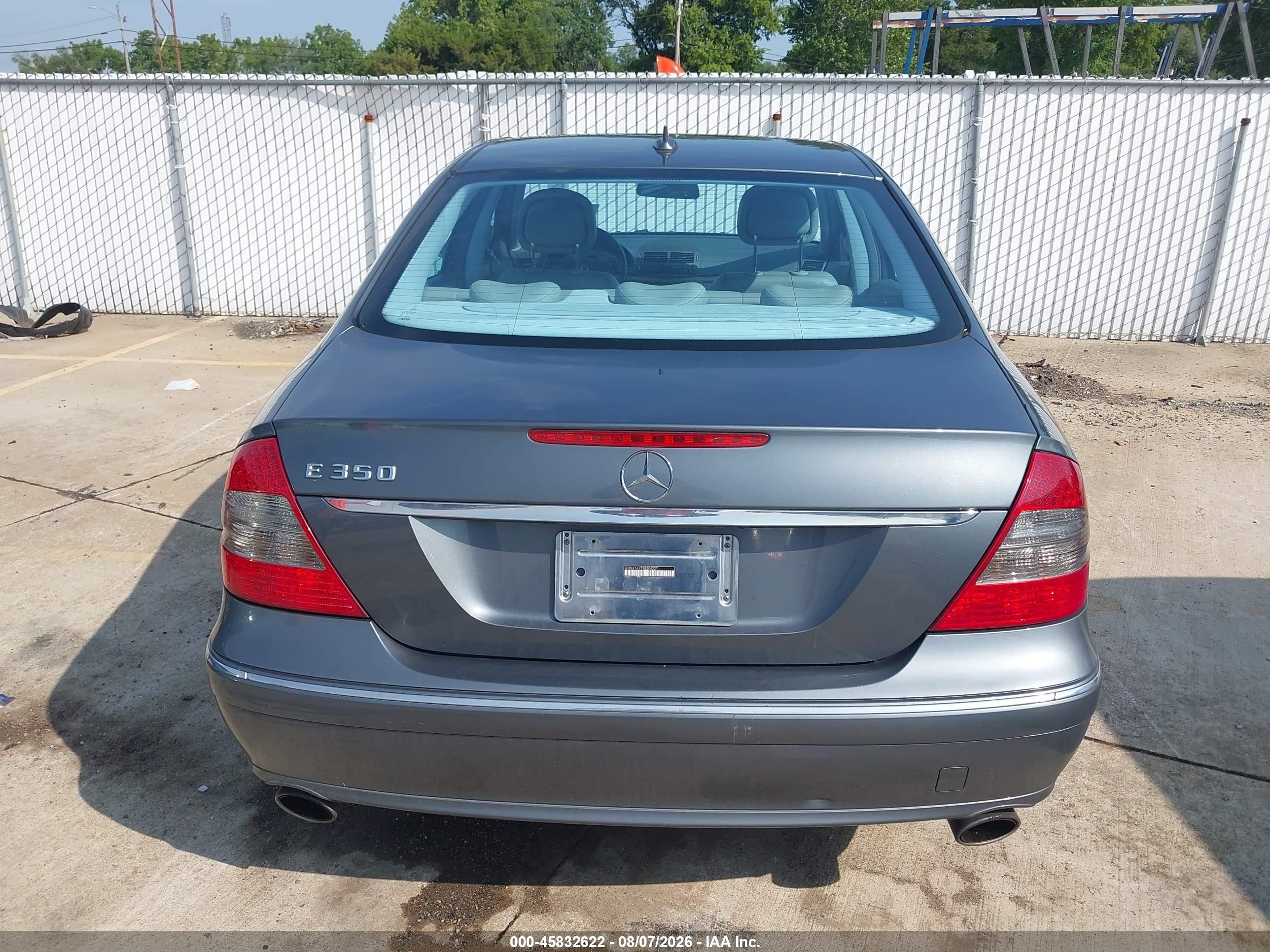 2008 Mercedes-benz E 350   Gray vin: WDBUF56X18B304227