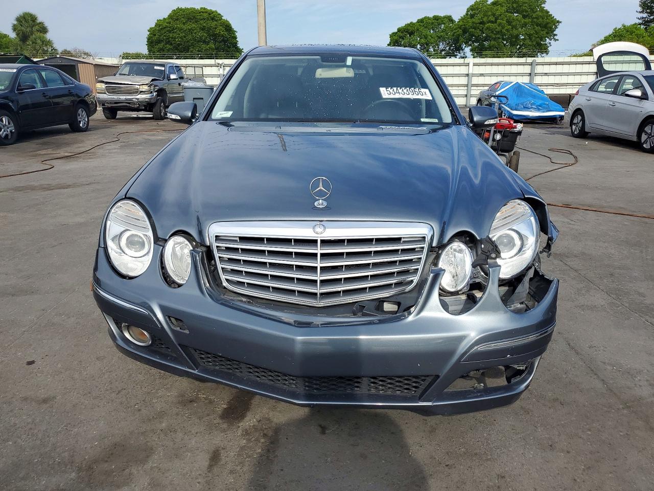 2008 Mercedes-benz E 350 Серый vin: WDBUF56X28B358541