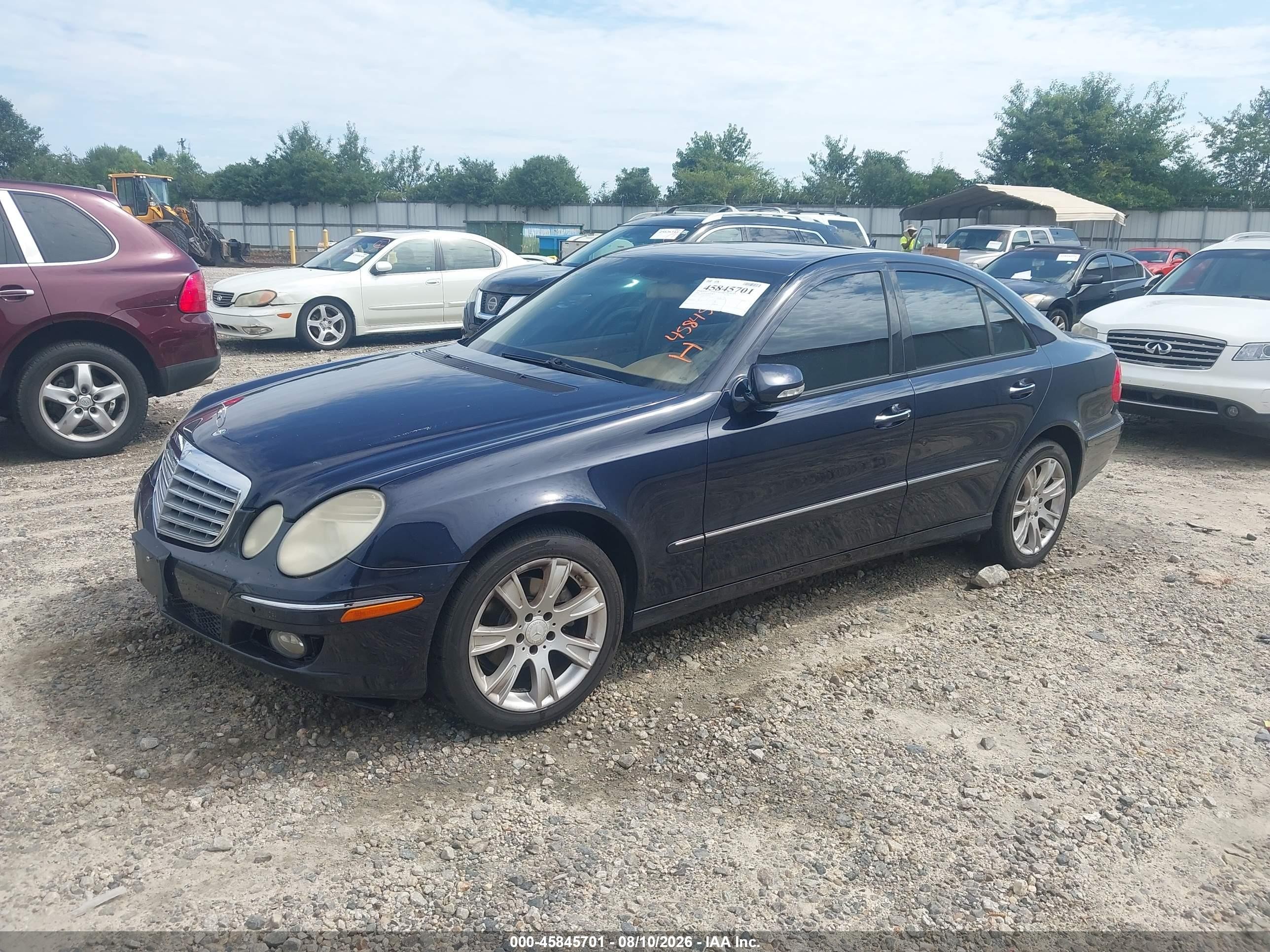 2009 Mercedes-benz E 350   Синий vin: WDBUF56X29B425477