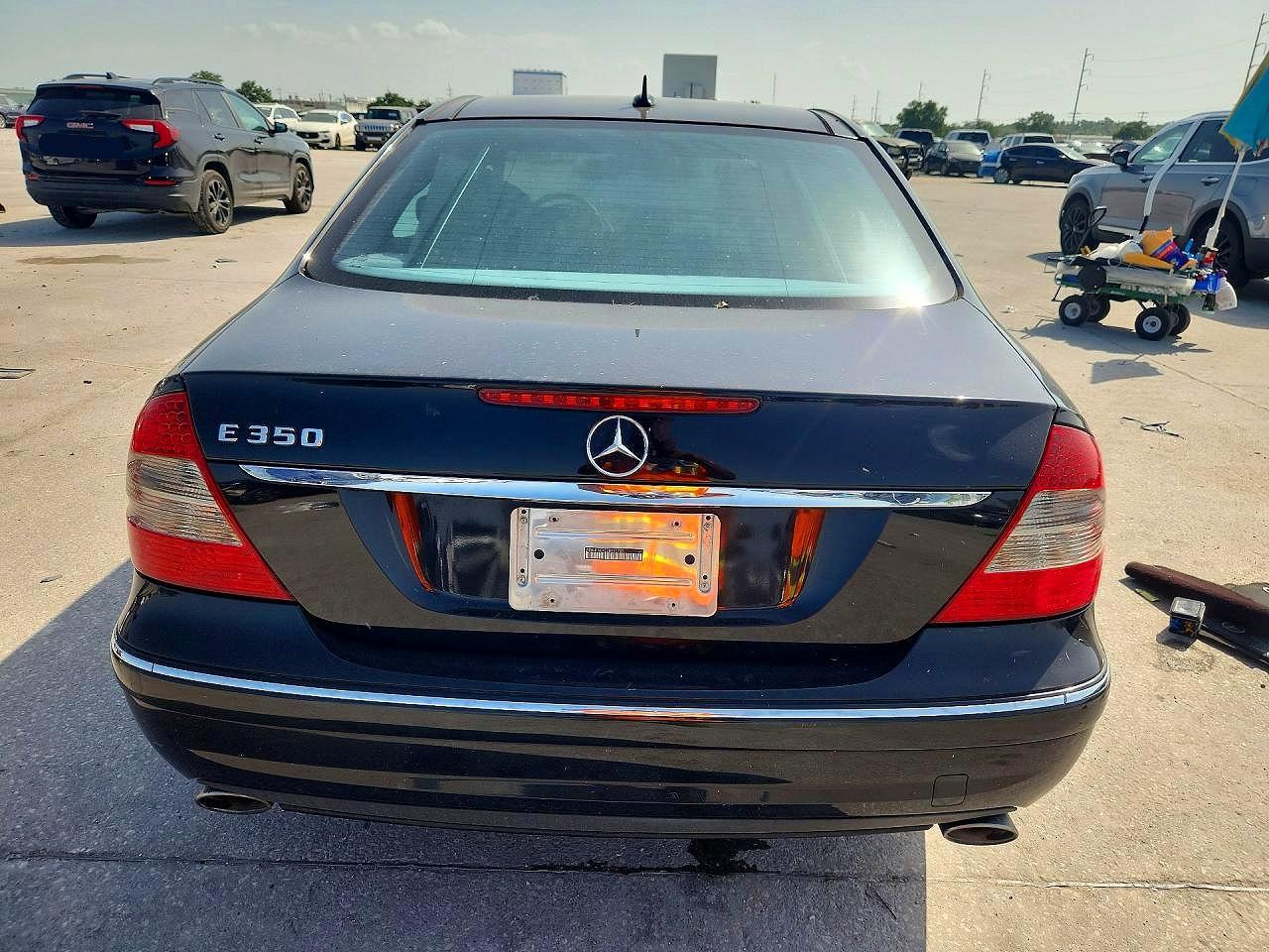 2007 Mercedes-benz E 350 Black vin: WDBUF56X37B031225