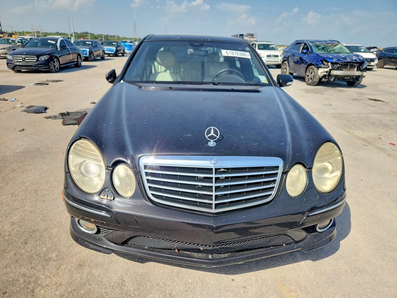 2007 Mercedes-benz E 350 Black vin: WDBUF56X37B031225