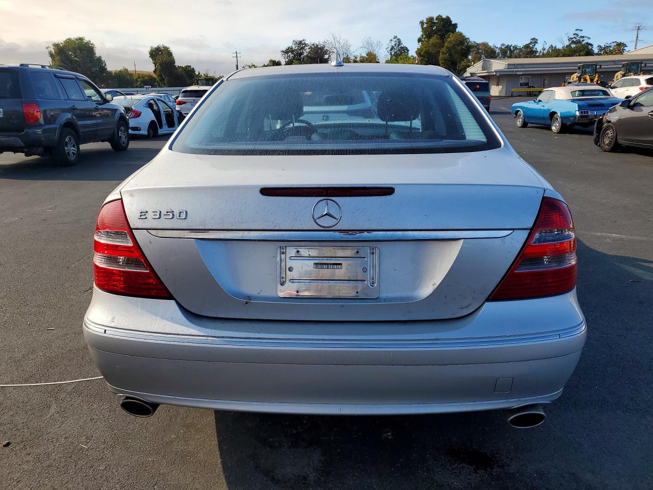 2007 Mercedes-benz E 350 Silver vin: WDBUF56X37B070722