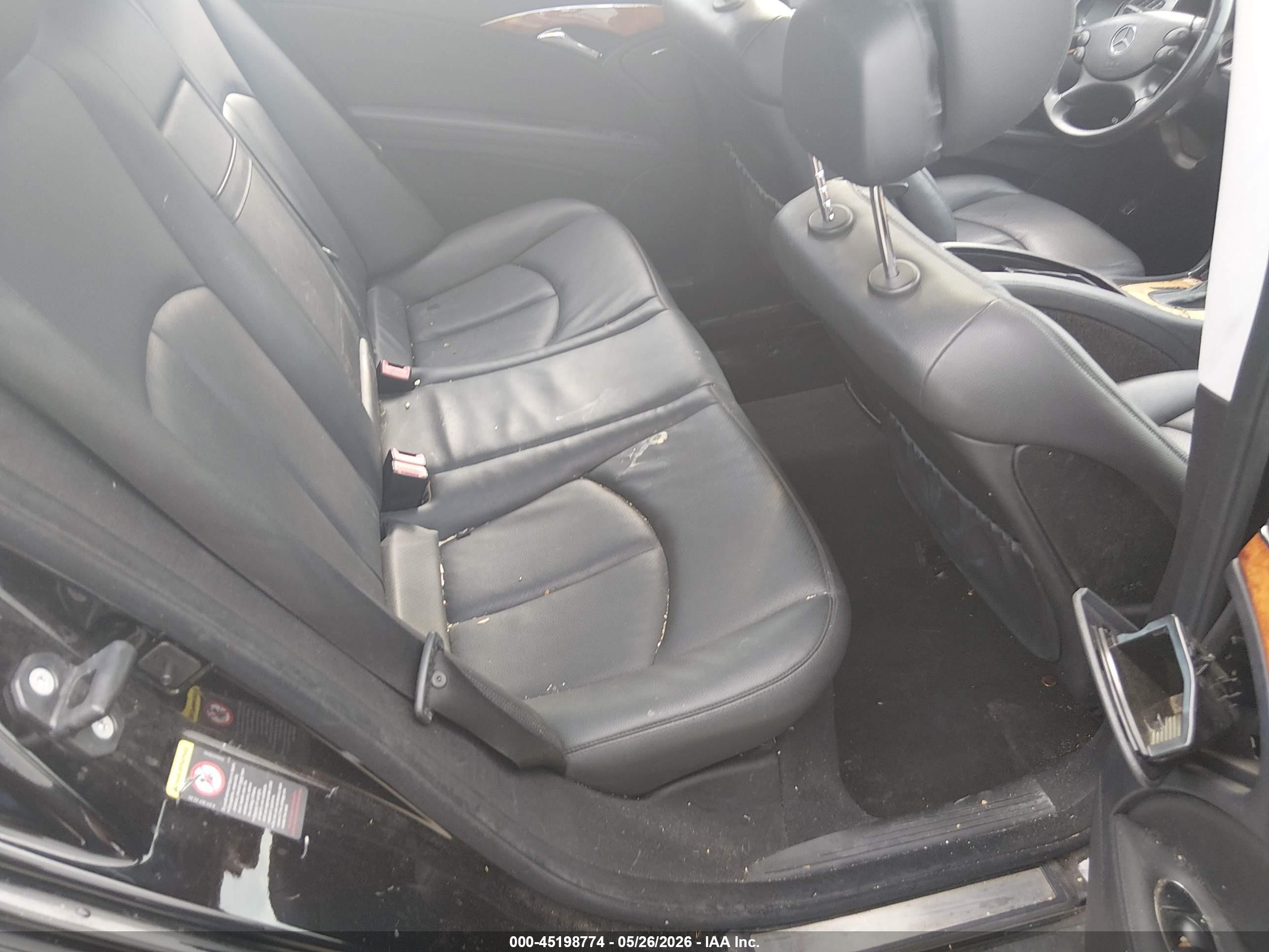 2008 Mercedes-benz E 350   Черный vin: WDBUF56X38B211791
