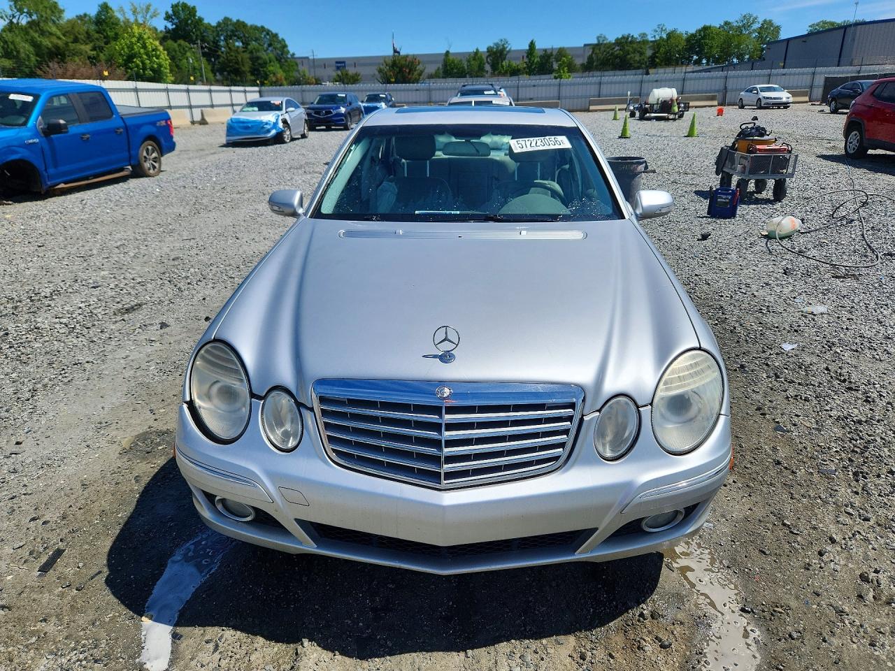 2007 Mercedes-benz E 350 Silver vin: WDBUF56X47B077727